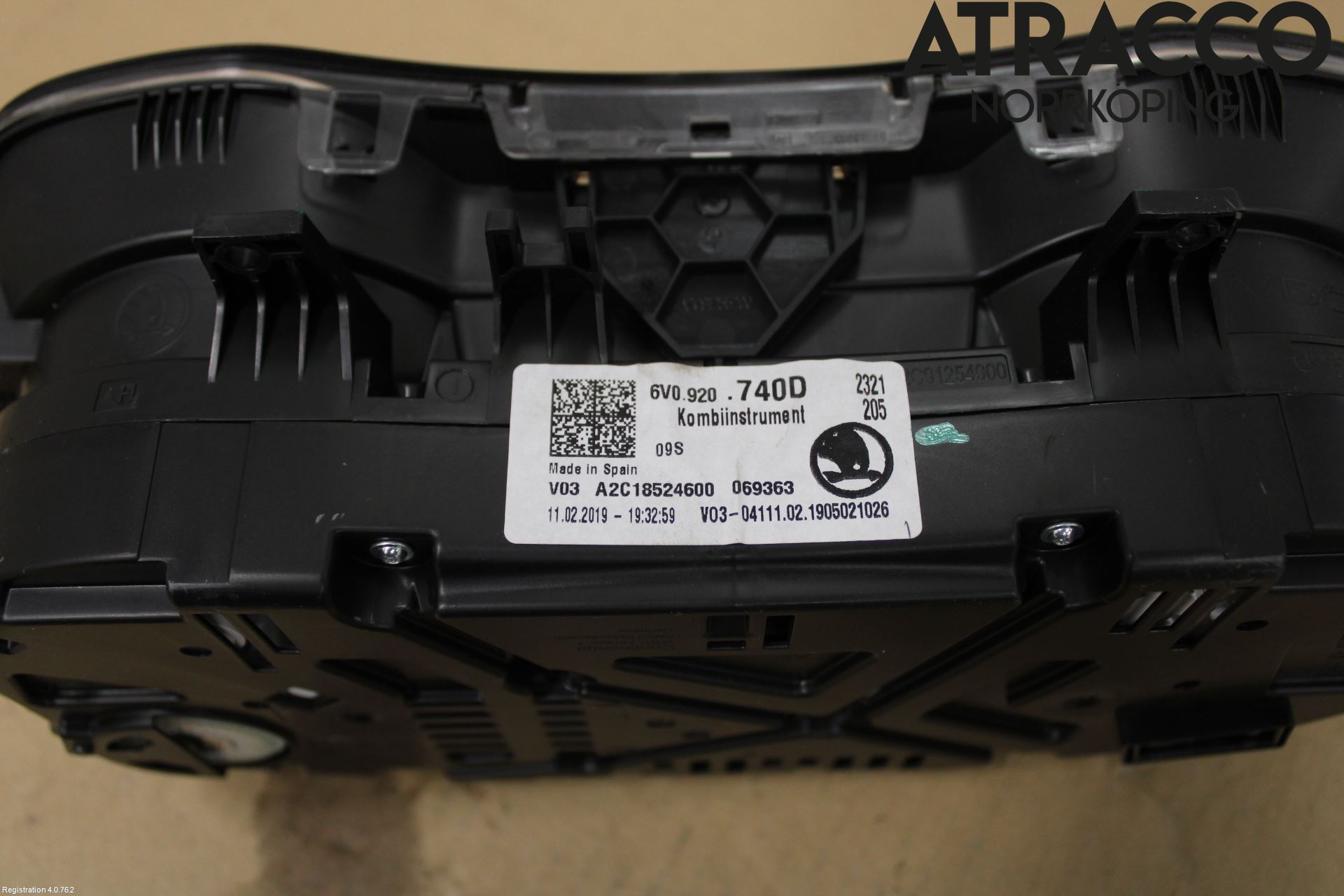 Skoda FABIA 15-21 Instrument Komb