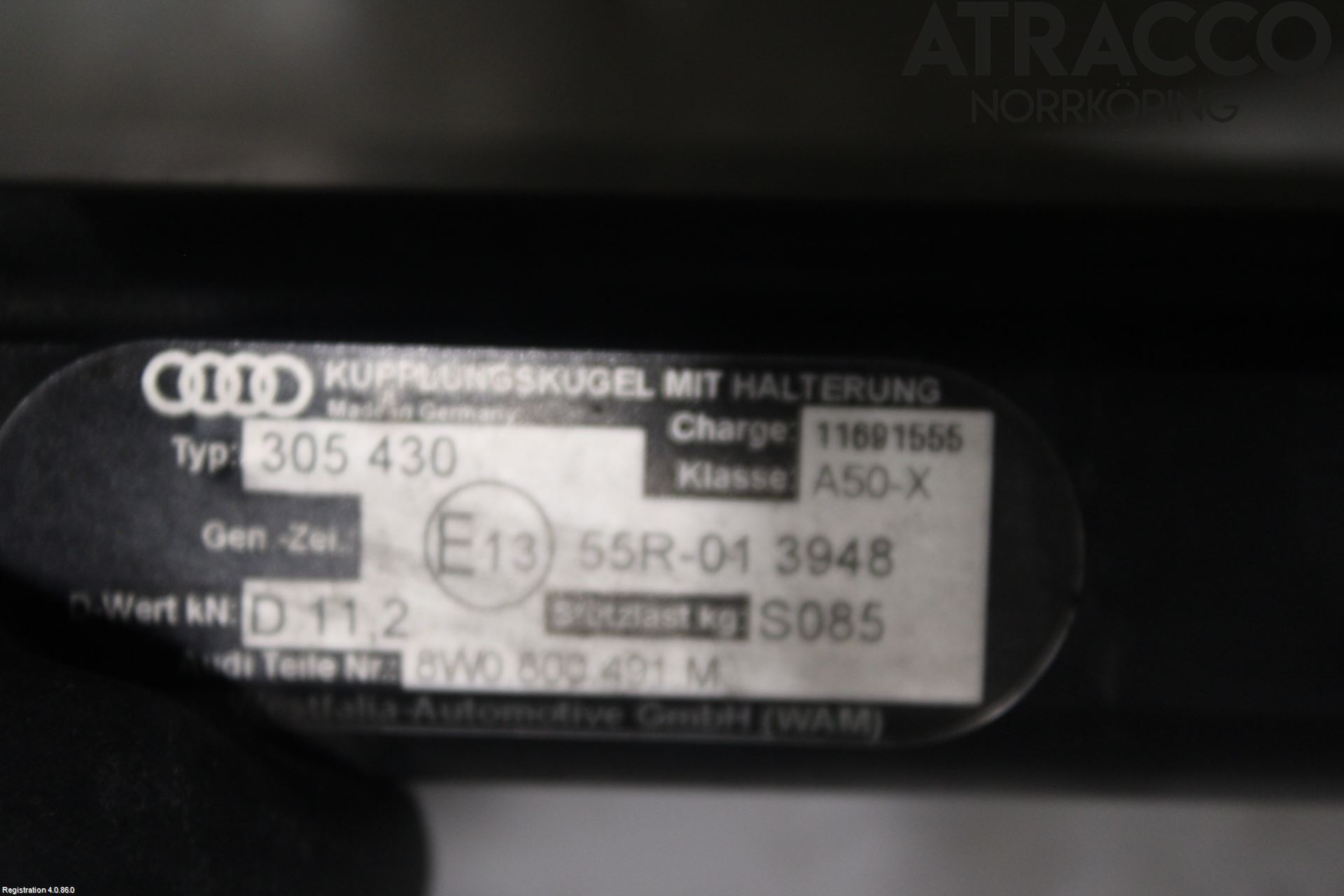 Audi A5 17- Dragkrok