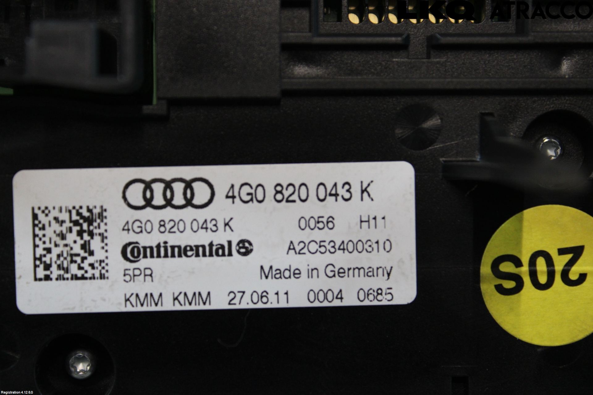 Audi A6/S6 4G 11-18 Värmereglage