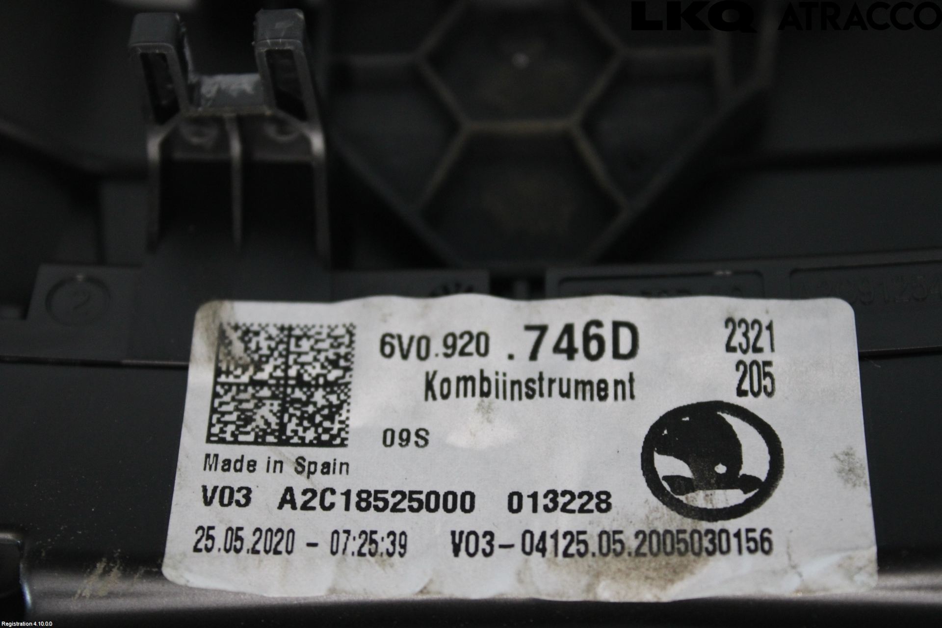 Skoda FABIA 15-21 Instrument Komb