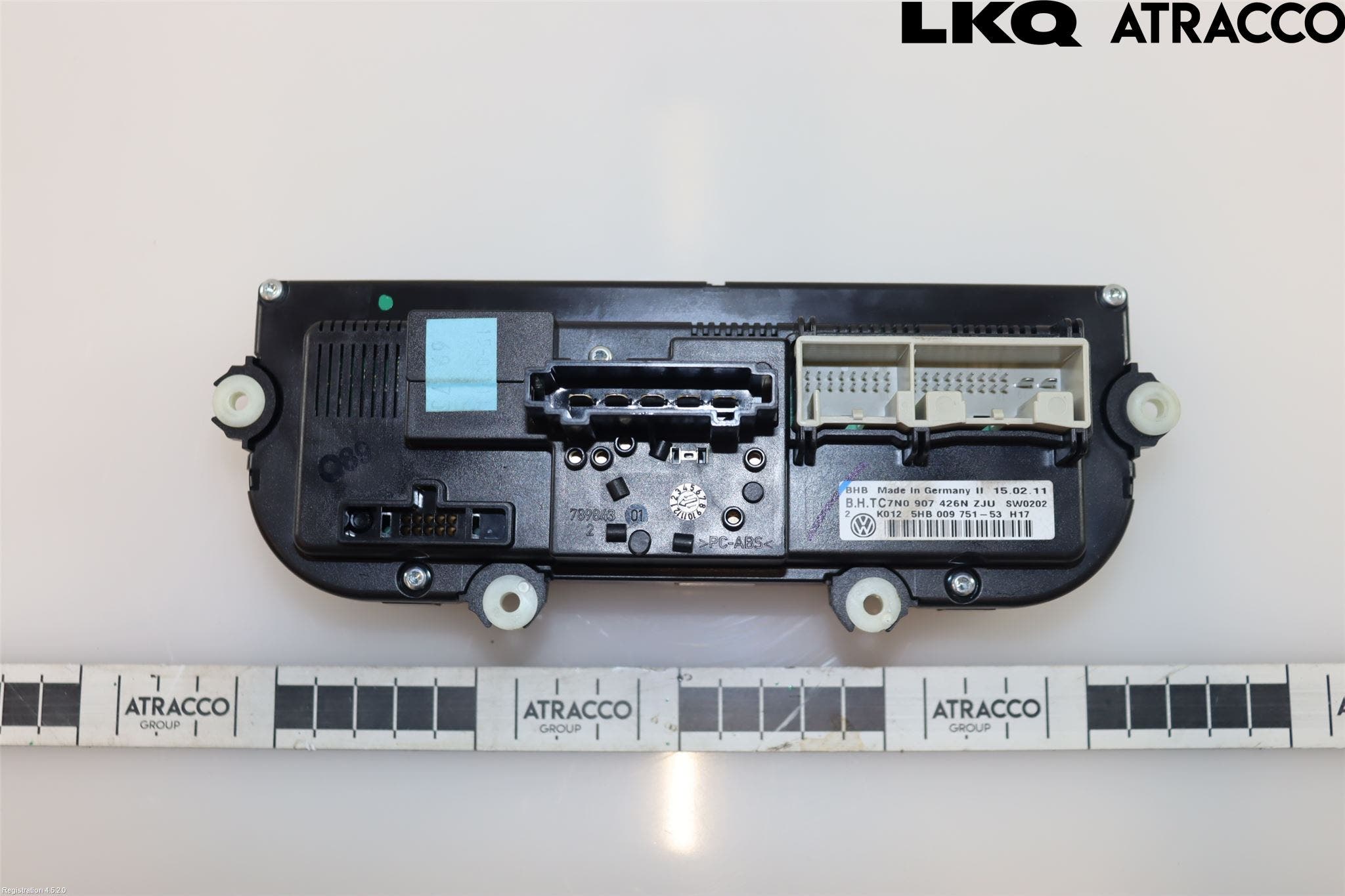 Volkswagen VW CADDY 11-15 Värmereglage