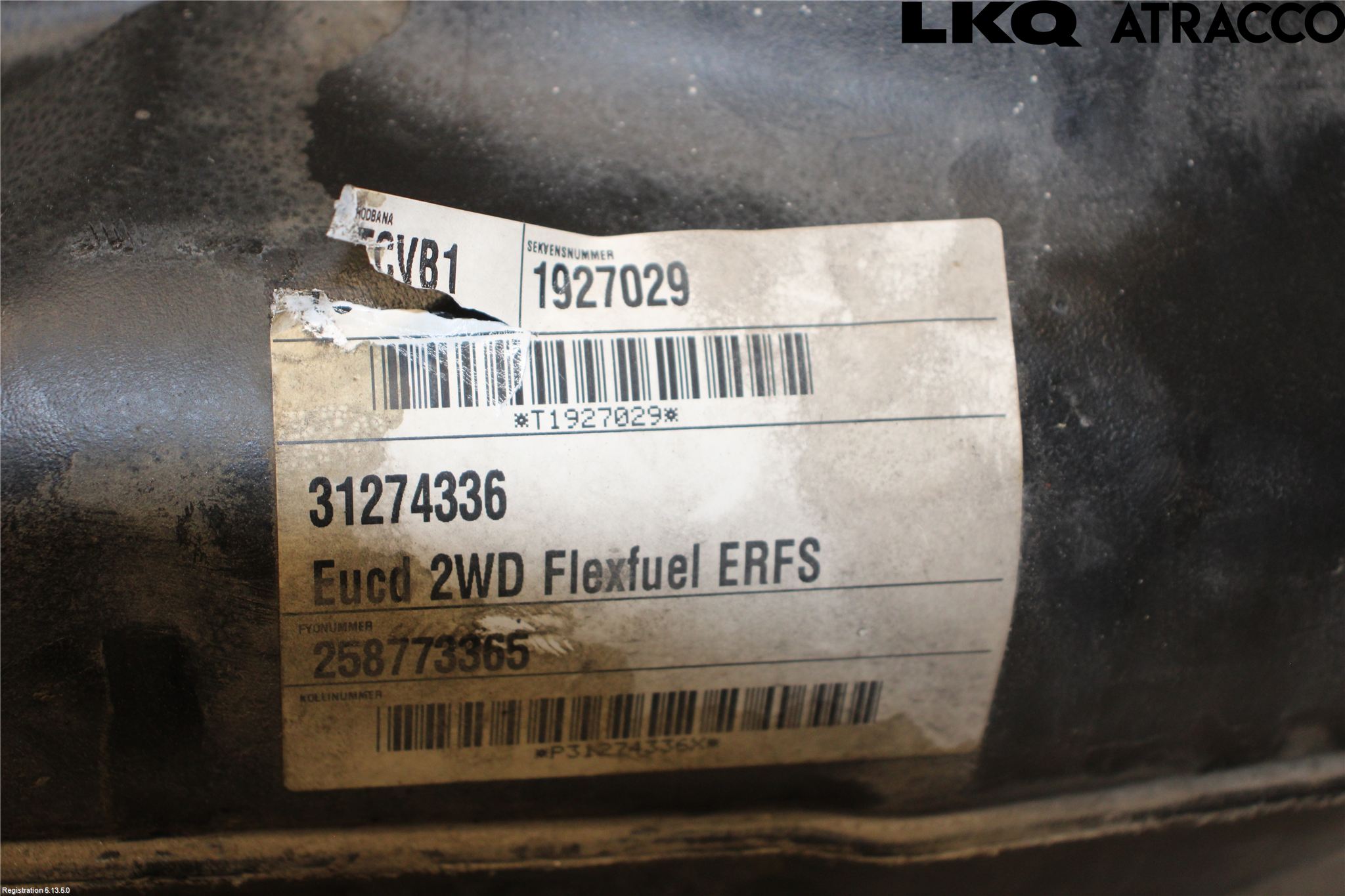 Volvo S80 07-13 Bränsletank Insprutning