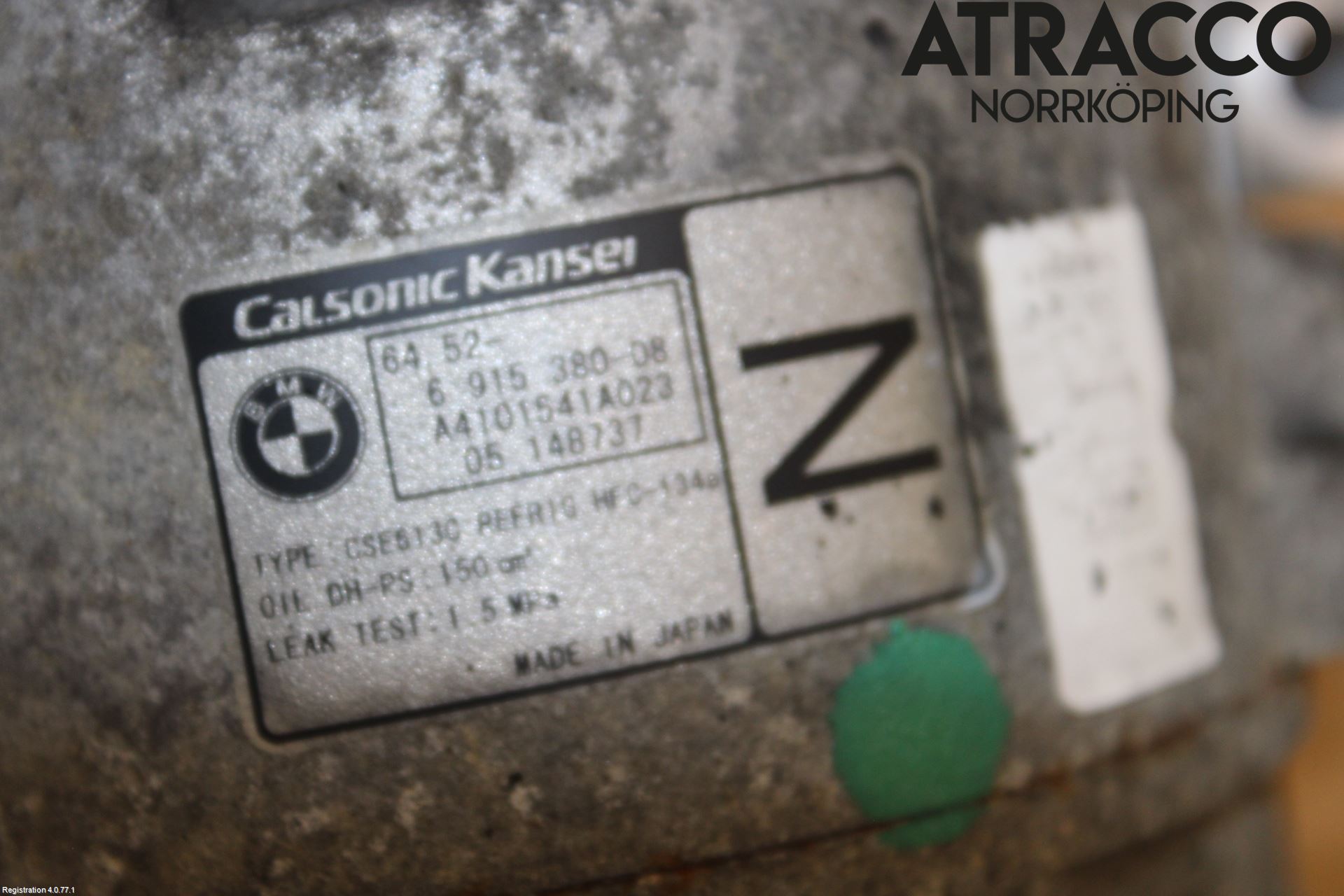 BMW 3 E90/91 SED/TOU 05-12 Ac Kompressor