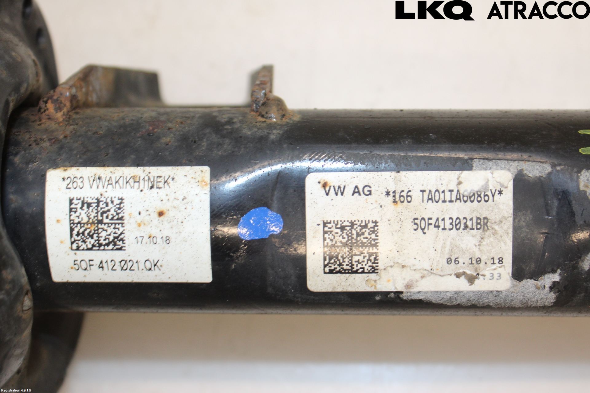 Volkswagen VW TIGUAN 16-24 Fjäderben Fram Vänster