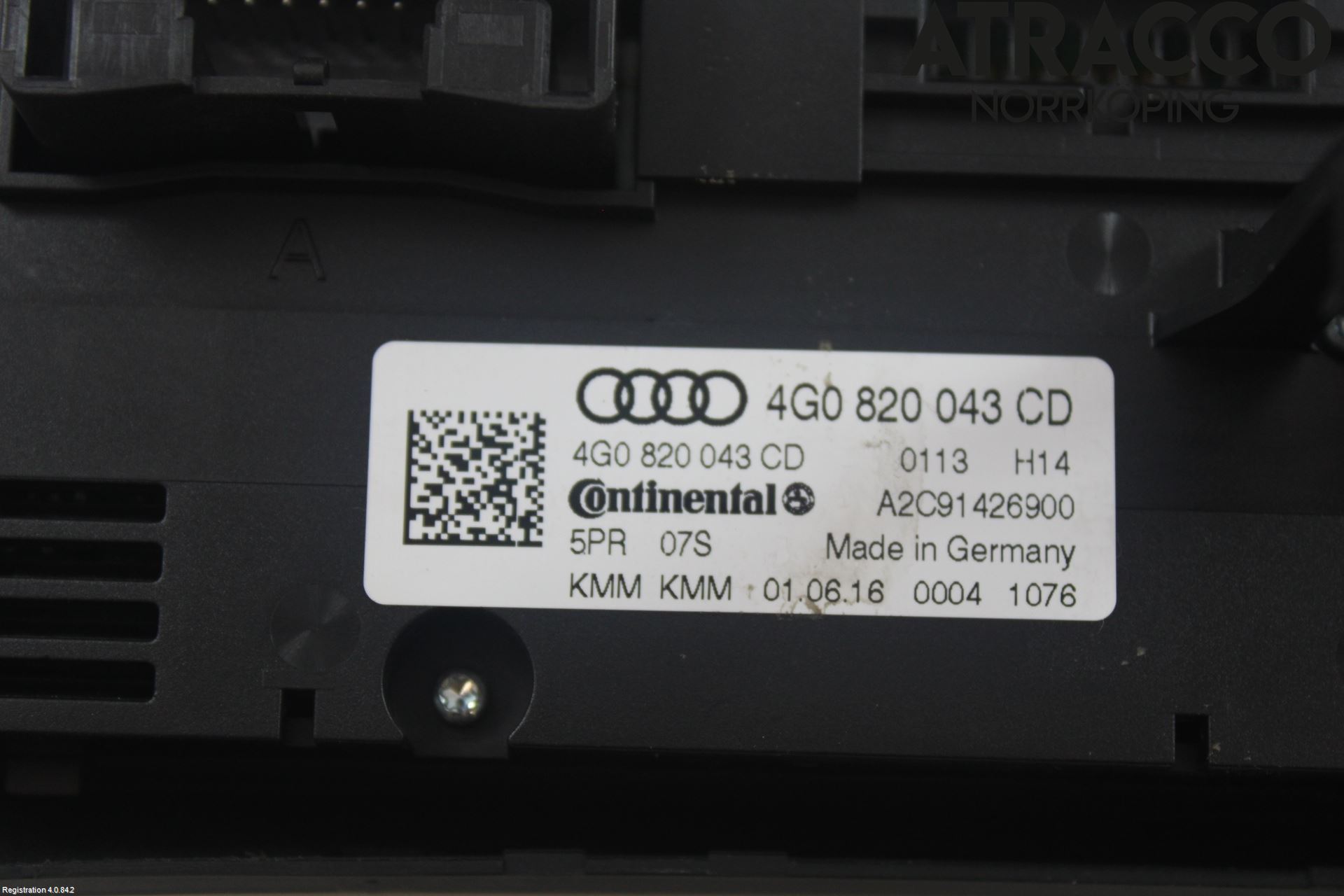 Audi A6/S6 4G 11-18 Värmereglage