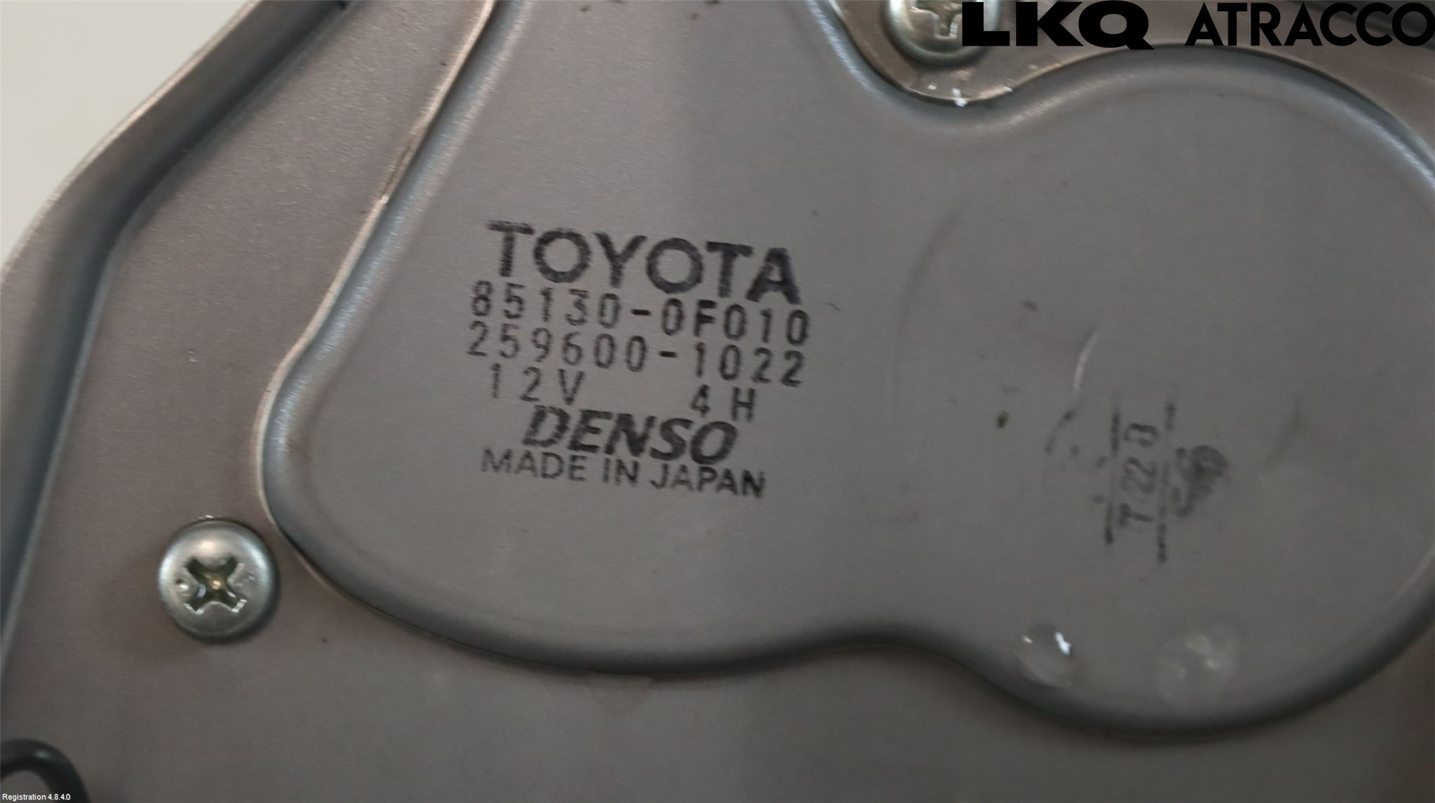 Toyota COROLLA VERSO 04-07 Torkarmotor Baklucka
