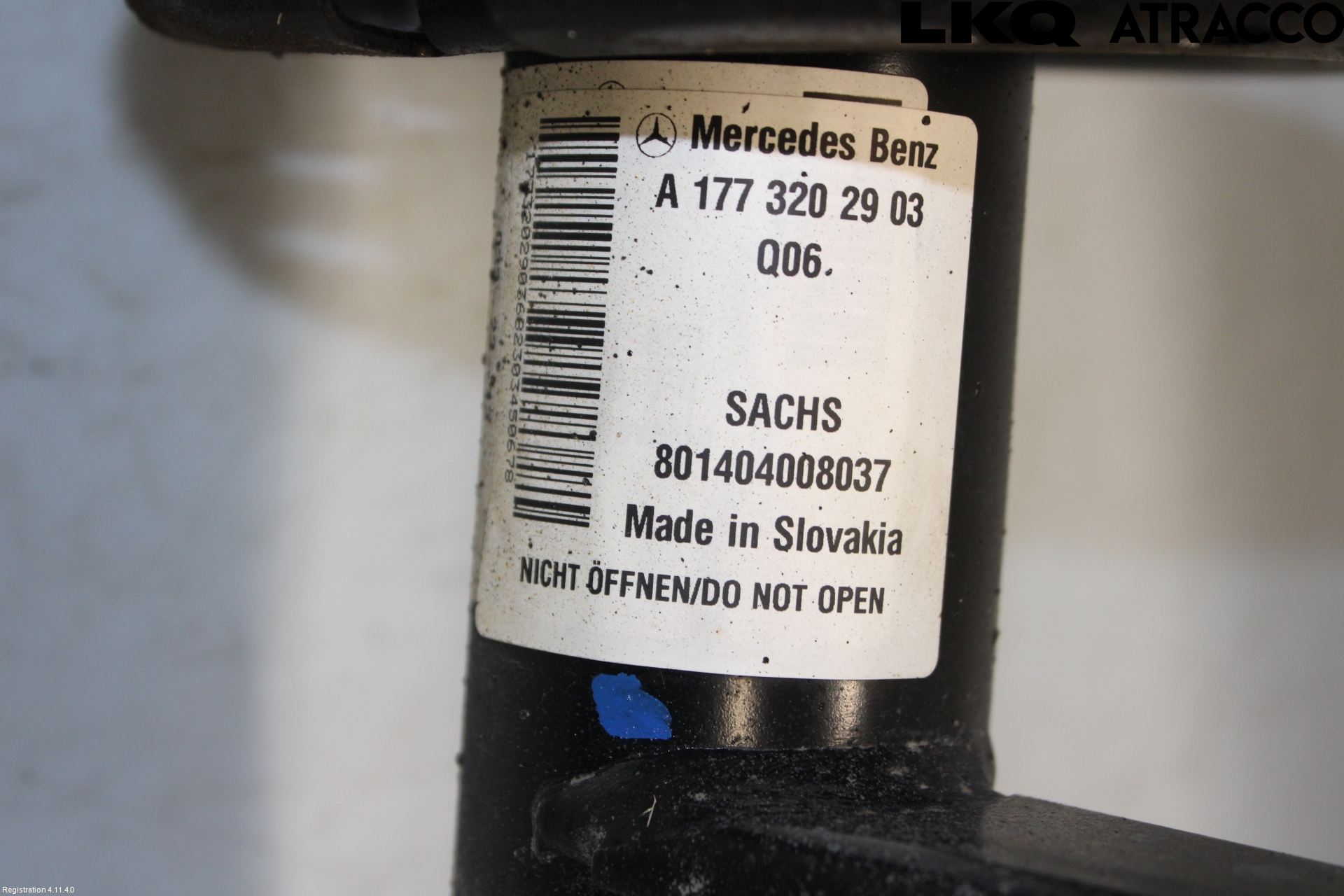 Mercedes-Benz MB CLA-KLASS (C118/X118) 19- Fjäderben Fram Vänster