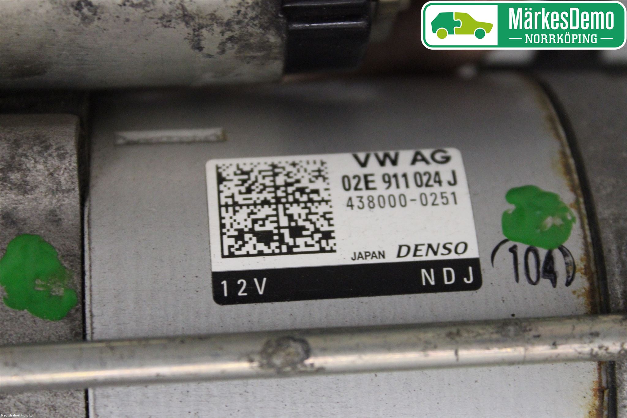 Skoda SUPERB 16-24 Startmotor Diesel