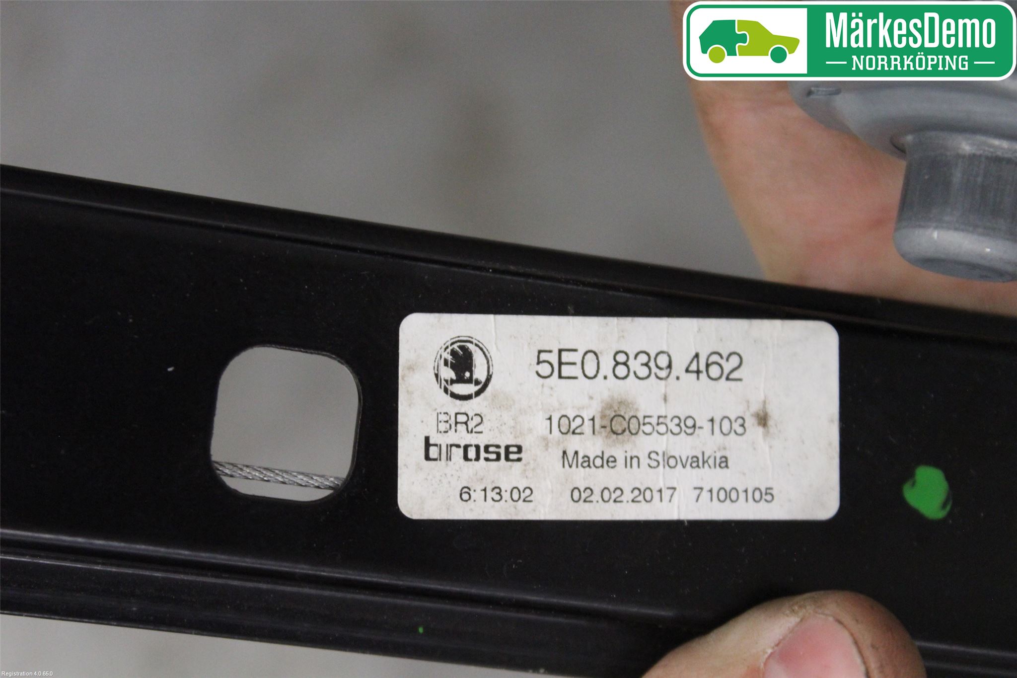 Skoda OCTAVIA (5E) 13-20 Fönsterhiss El Kompl