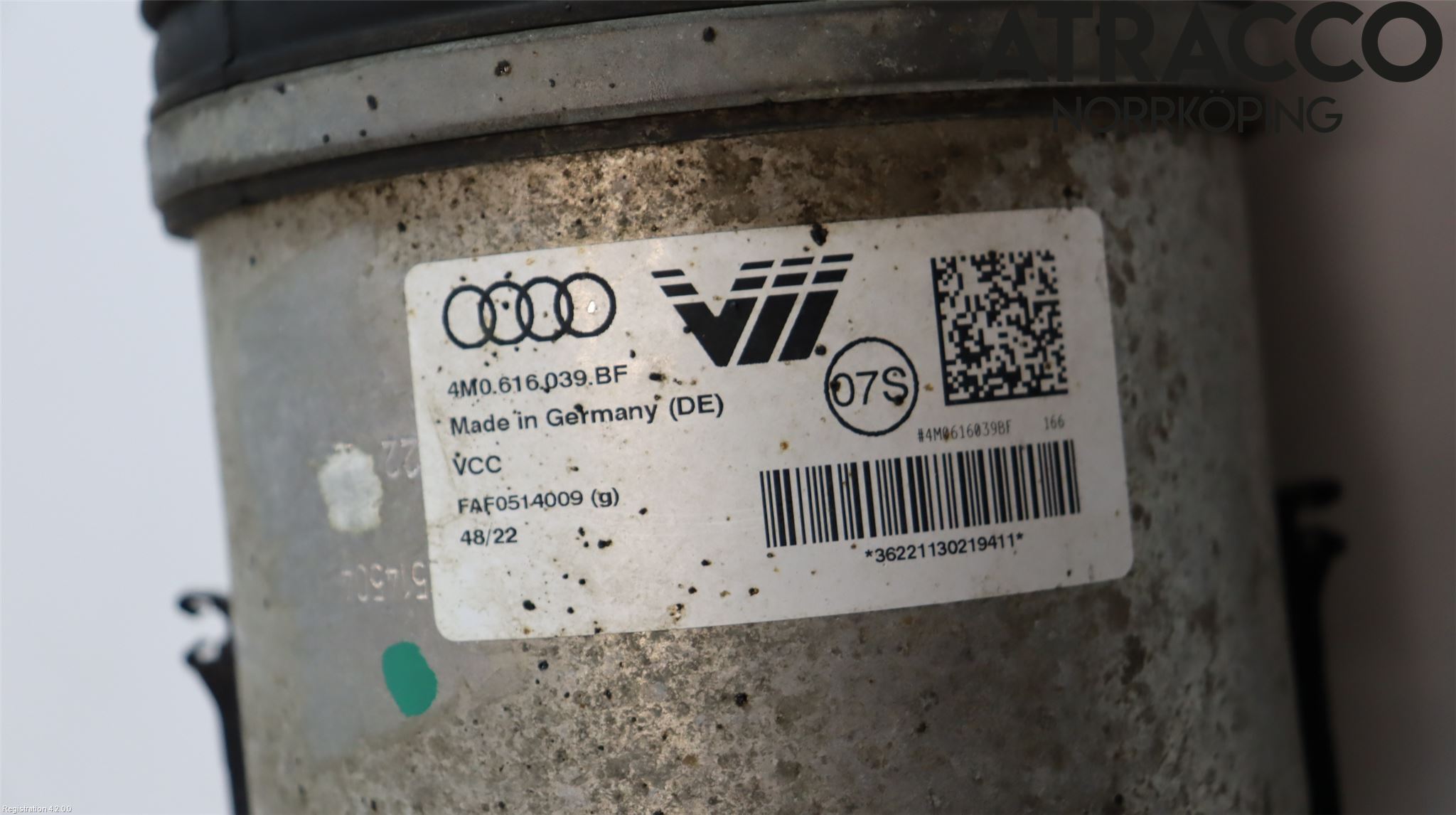 Audi Q7/SQ7 Fjäderben Fram Vänster