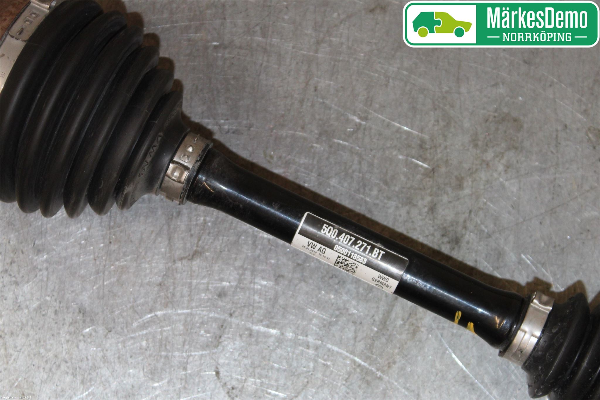 Skoda OCTAVIA (5E) 13-20 Drivaxel Fram Vänster