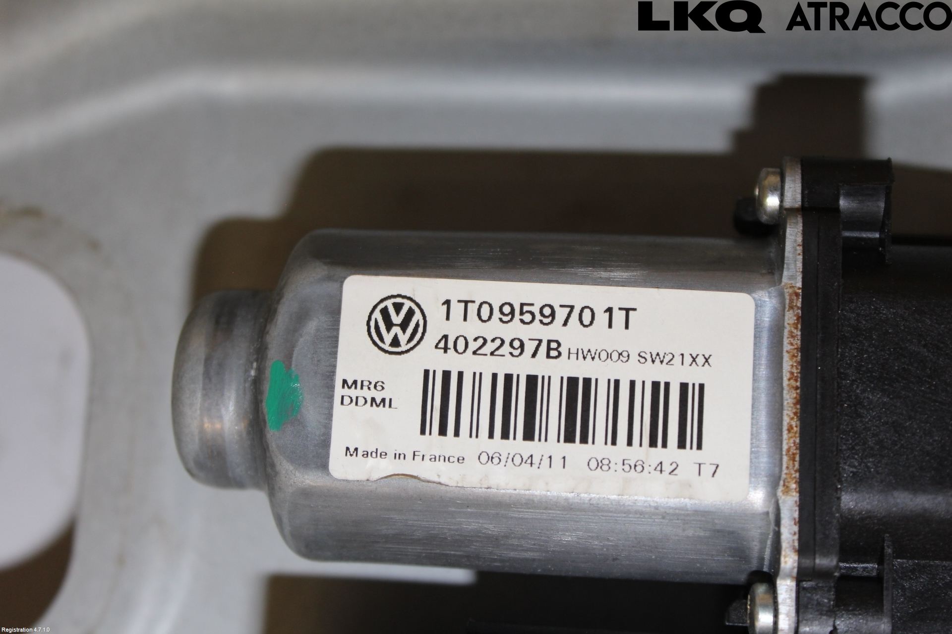 Volkswagen VW TOURAN 10-15 Fönsterhiss El Kompl