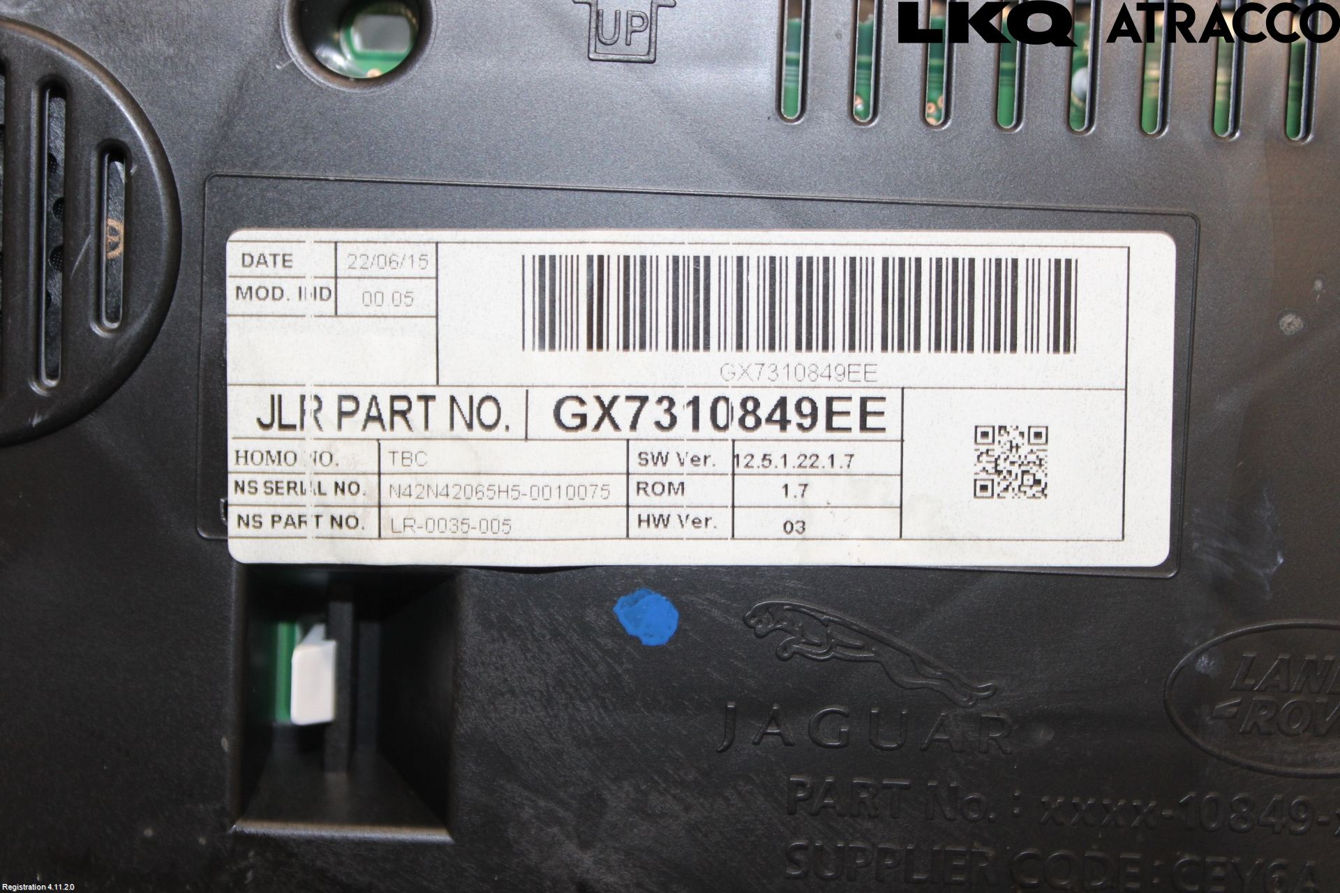 Jaguar XE (X760) 15-24 Instrument Komb