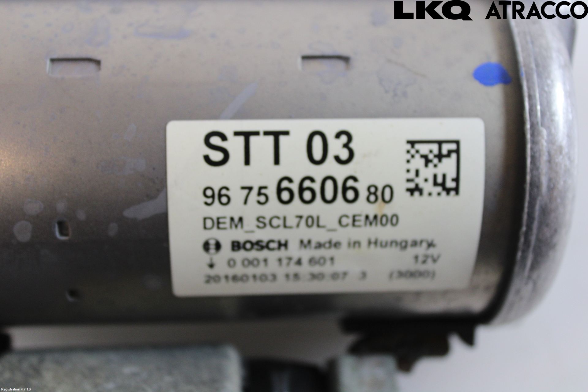 Peugeot PEUGOT 208 16-19 Startmotor Diesel