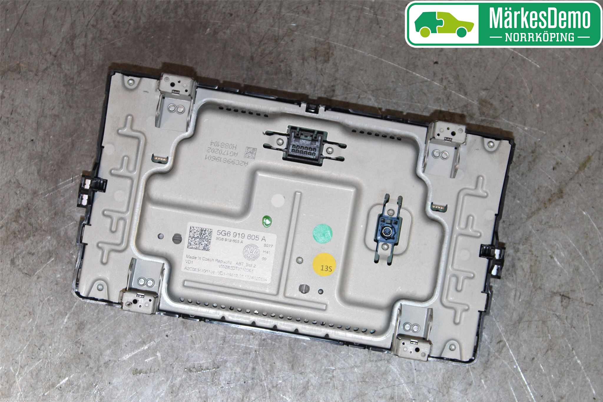 Volkswagen VW GOLF / E-GOLF VII 13-20 Multifunktionsdisplay