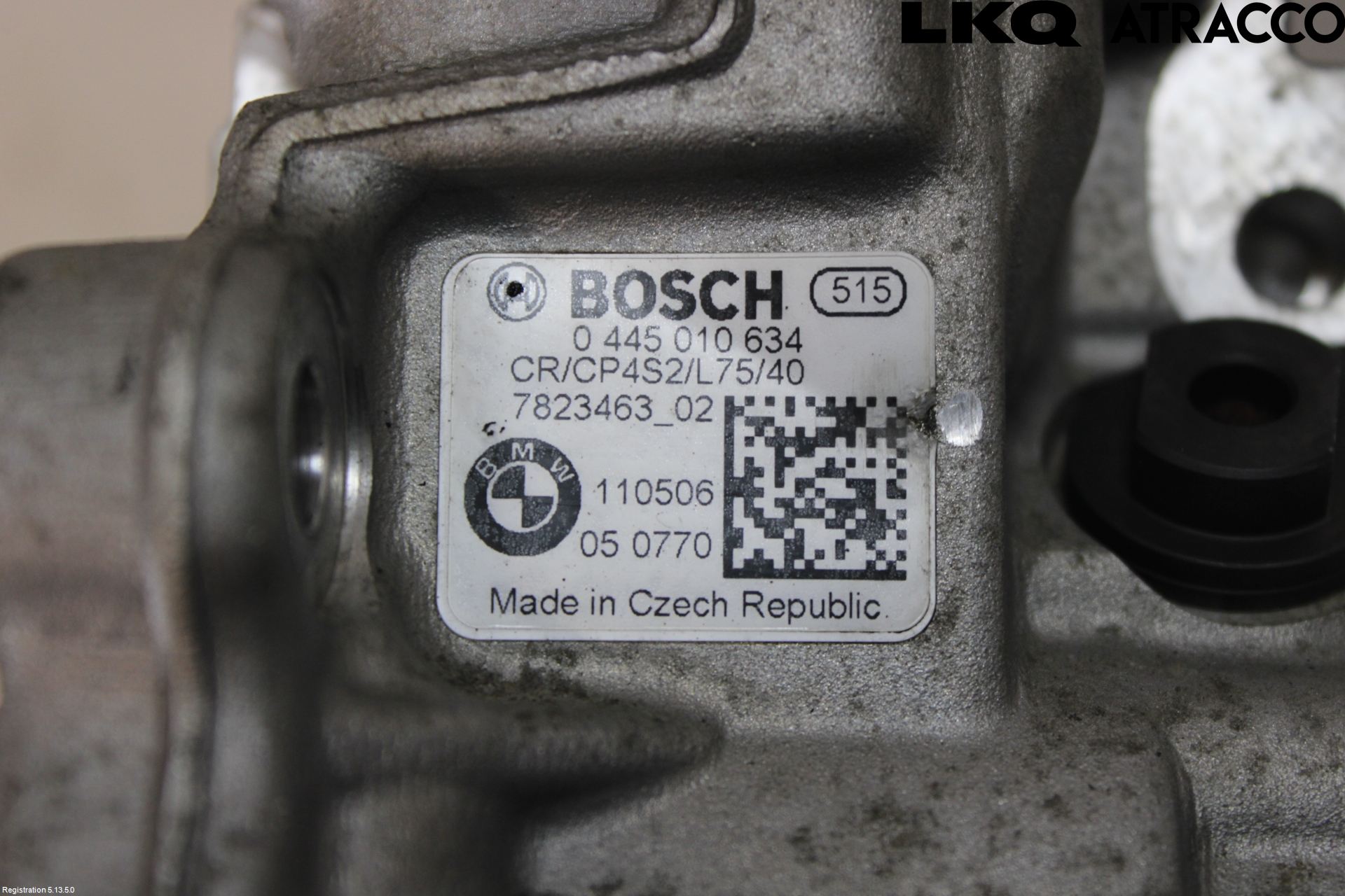 BMW 5 F10/F11/F18 09-17 Bränsle Insppump Diesel