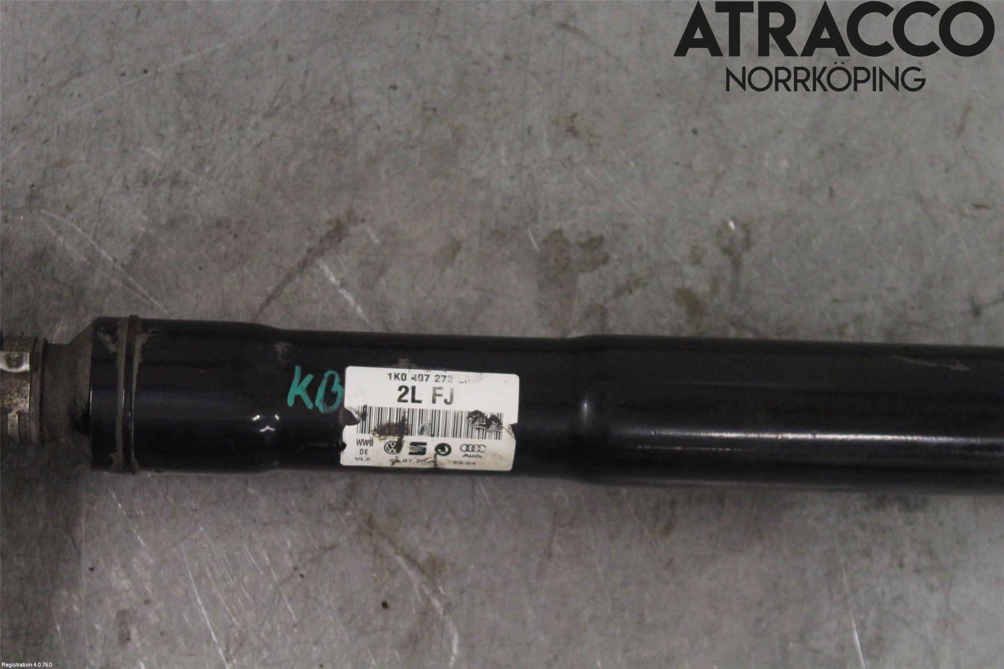 Volkswagen VW GOLF VI 09-13 Drivaxel Fram Höger