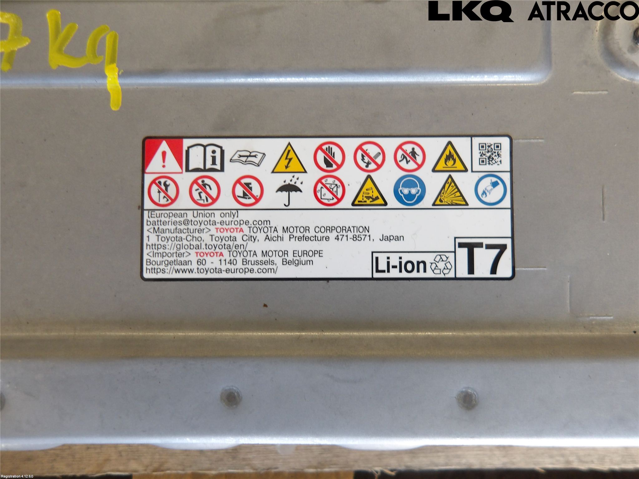 Toyota YARIS CROSS XP21 21- Batteri Högspänning