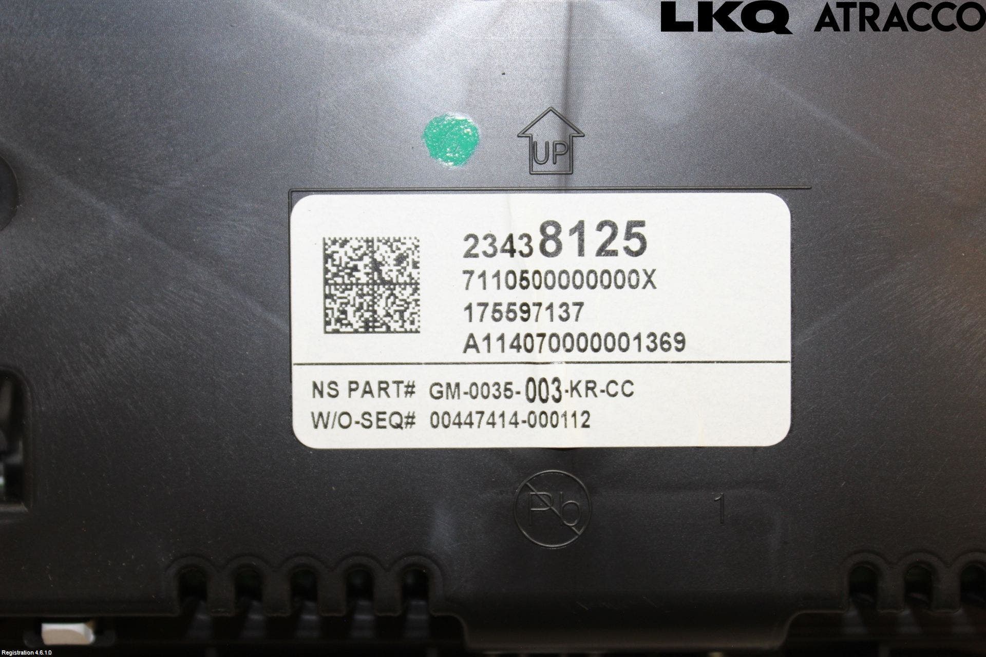 Opel INSIGNIA 09-16 Instrument Komb