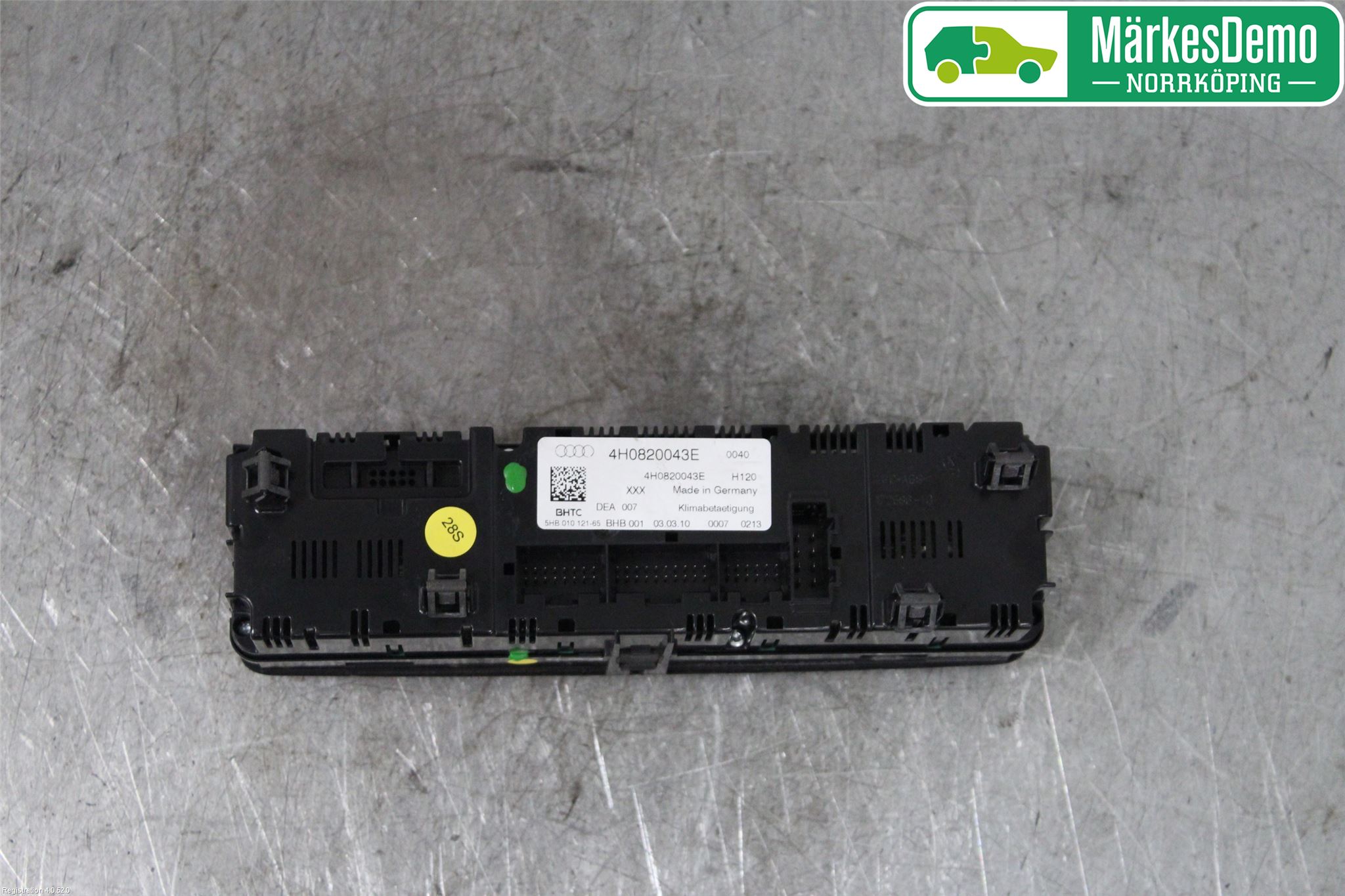 Audi A8/S8 4H 10-17 Värmereglage