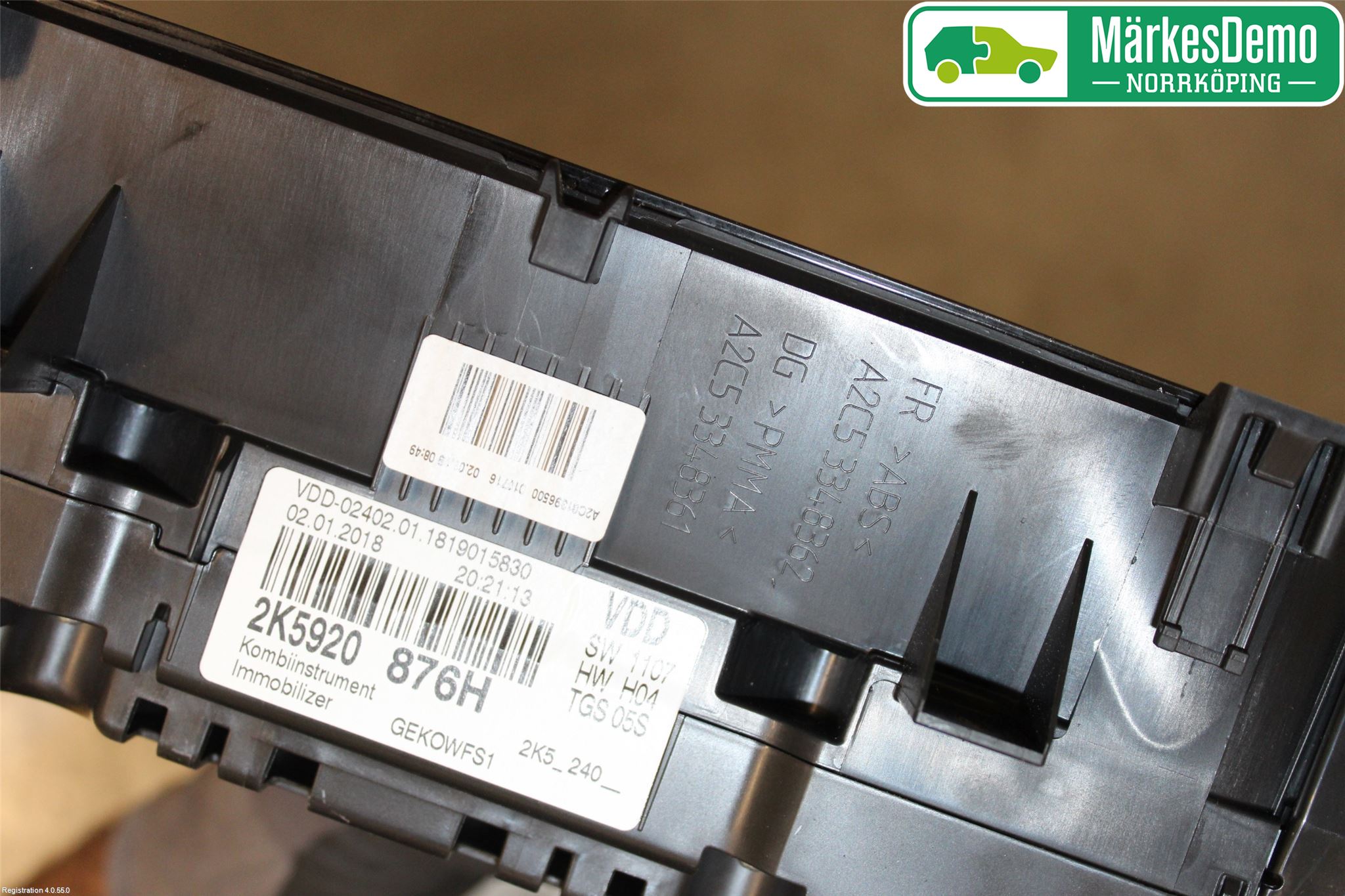Volkswagen VW CADDY 16-20 Instrument Komb