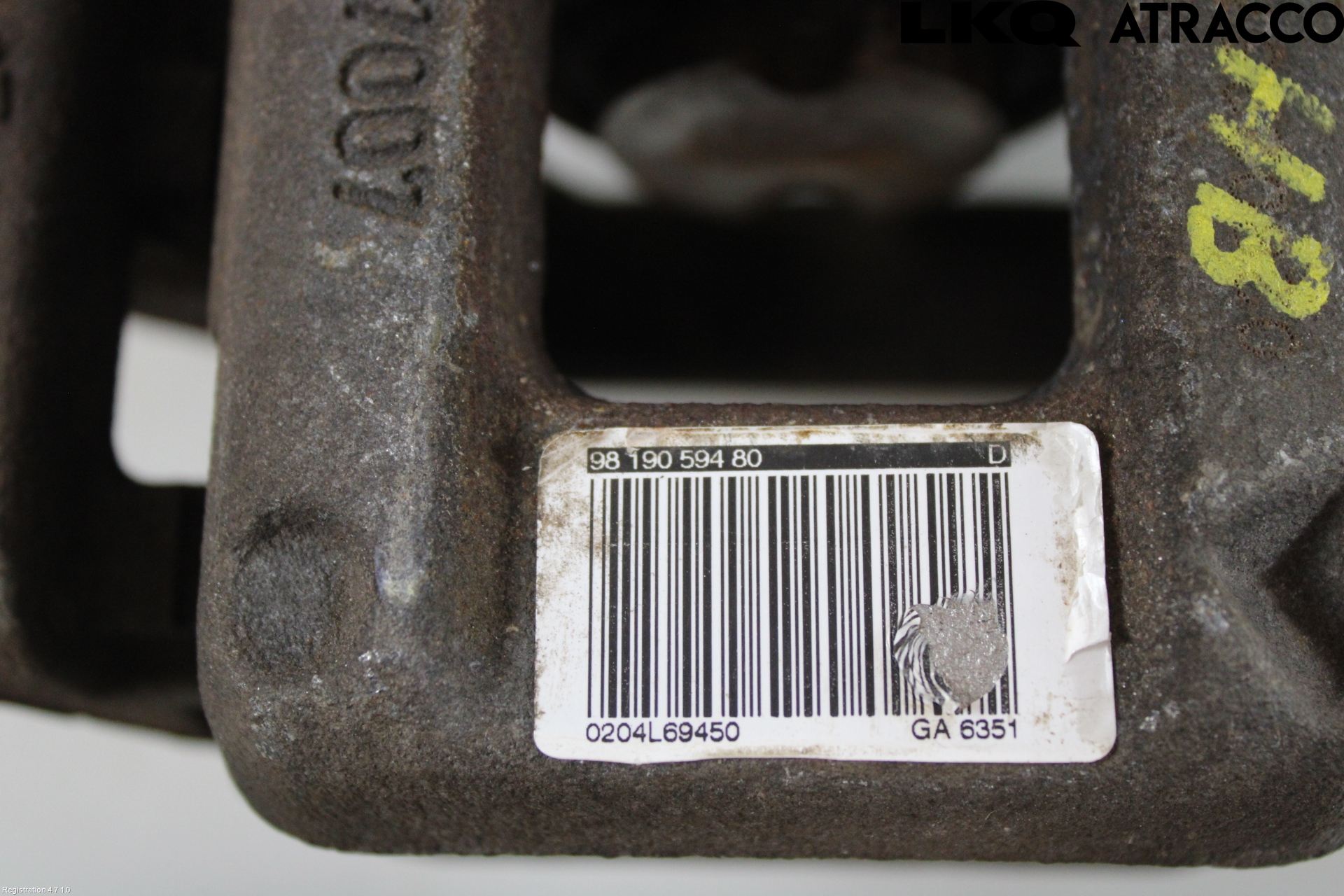Opel CORSA F, CORSA-E 20- Bromsok Bak Höger