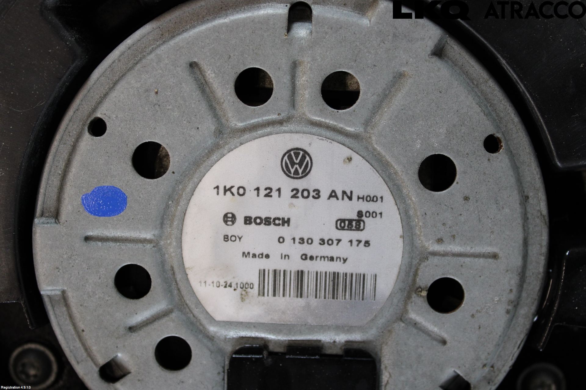 Volkswagen VW GOLF VI 09-13 Kylfläkt El