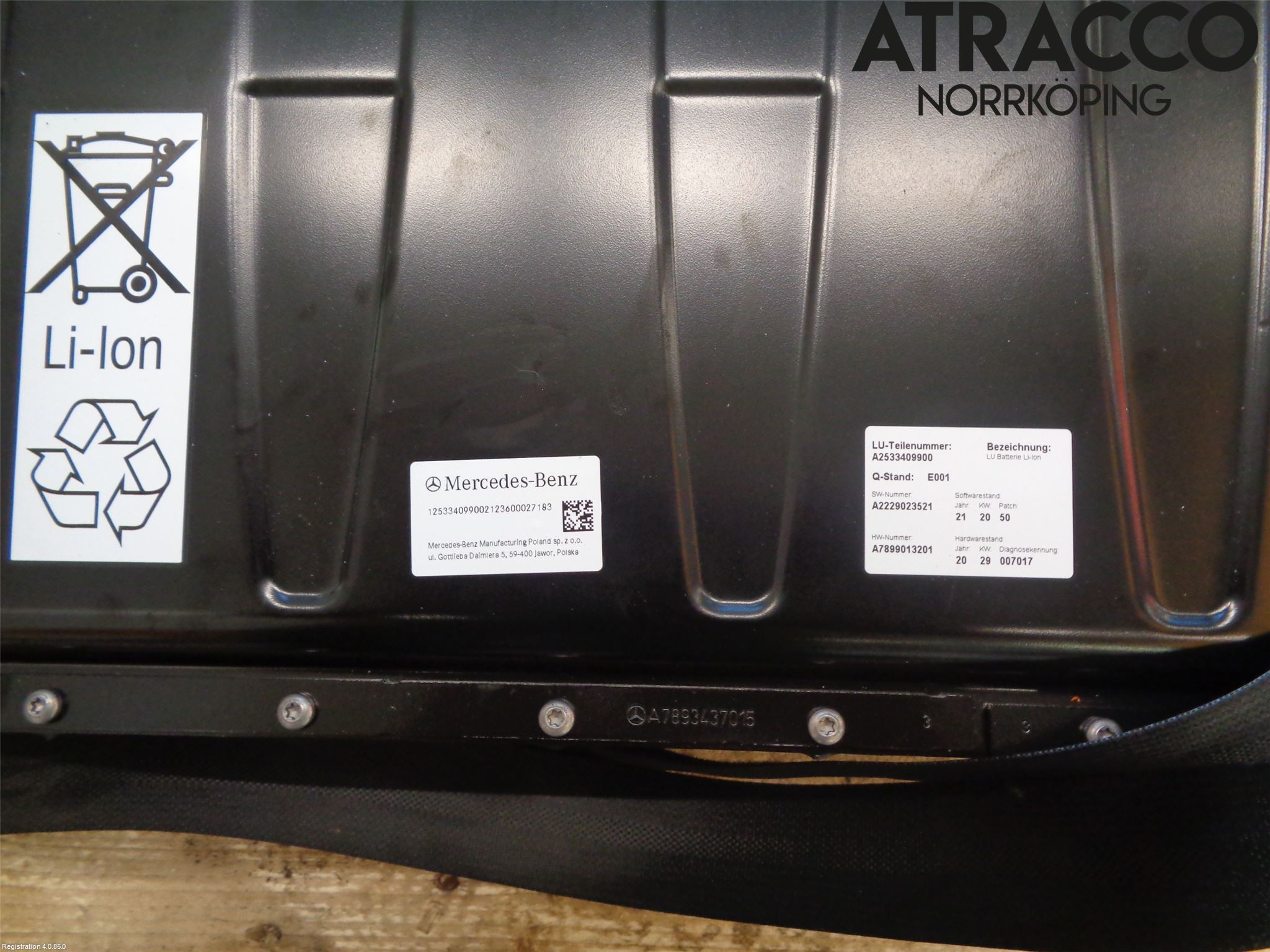 Mercedes-Benz MB GLC-KLASS (X253/C253) 15-22 Batteri Högspänning