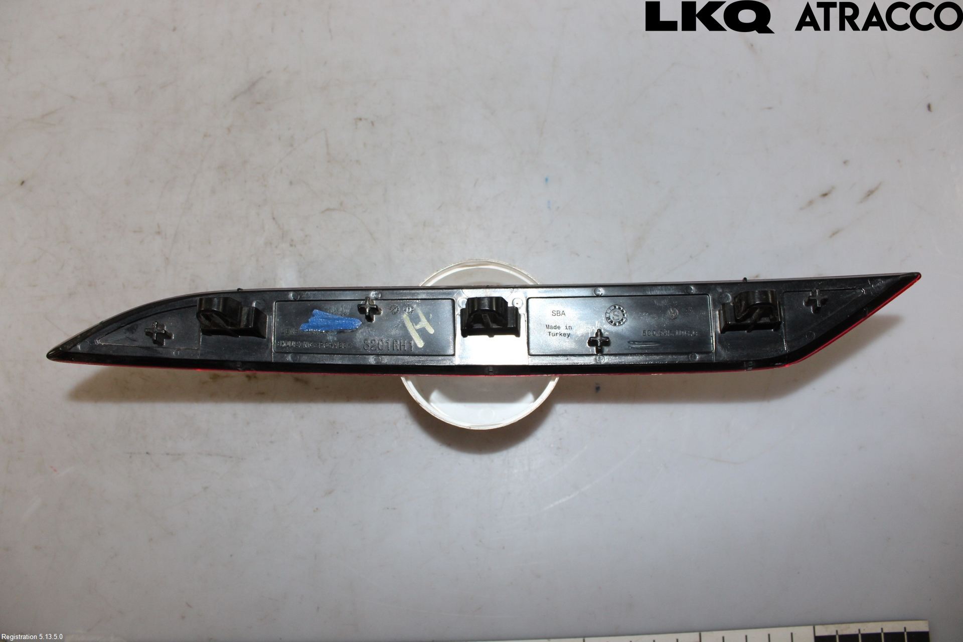 Volkswagen VW GOLF / E-GOLF VII 13-20 Dimljus/Reflex Bak