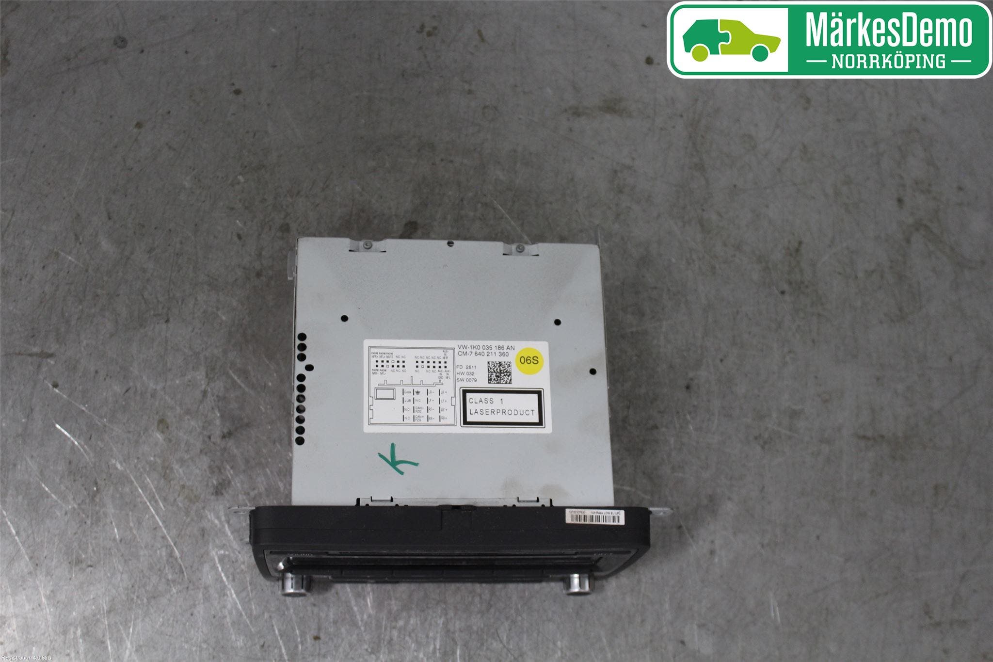 Volkswagen VW GOLF VI 09-13 Cd Radio - Multimediapanel