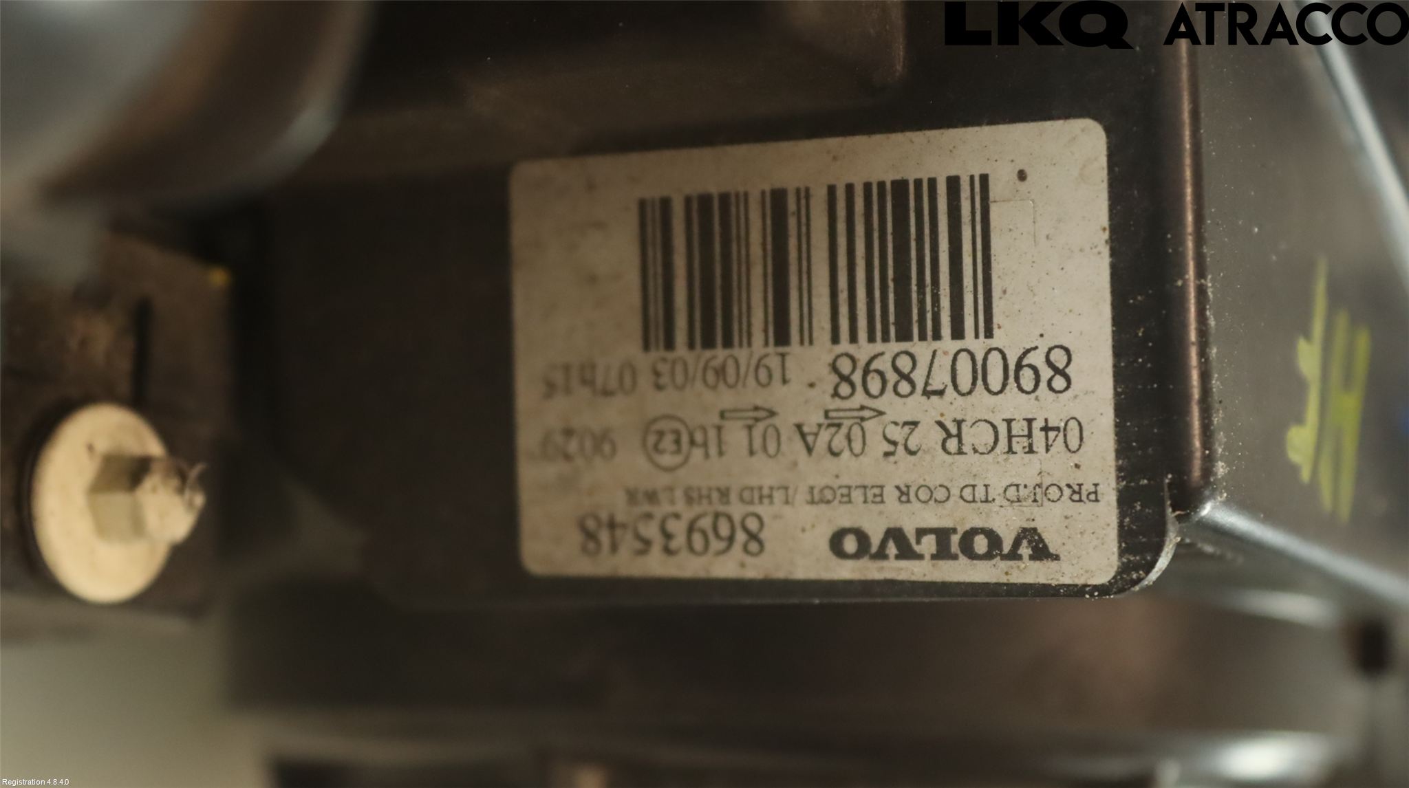 Volvo V70 00-04 Strålkastare Höger