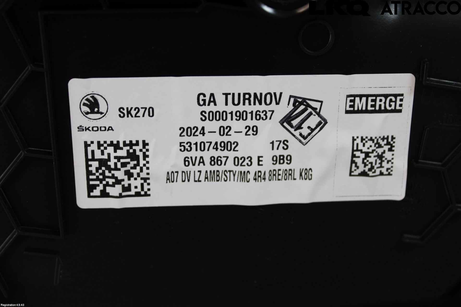 Skoda FABIA 22- Dörrklädsel Vä