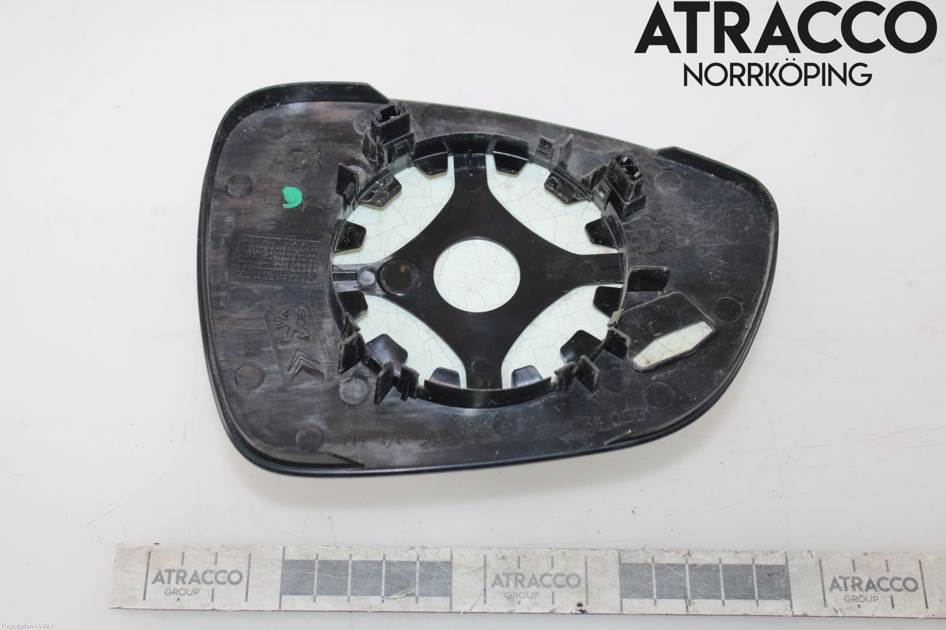 Citroen C3 10-17 Spegelglas Vä