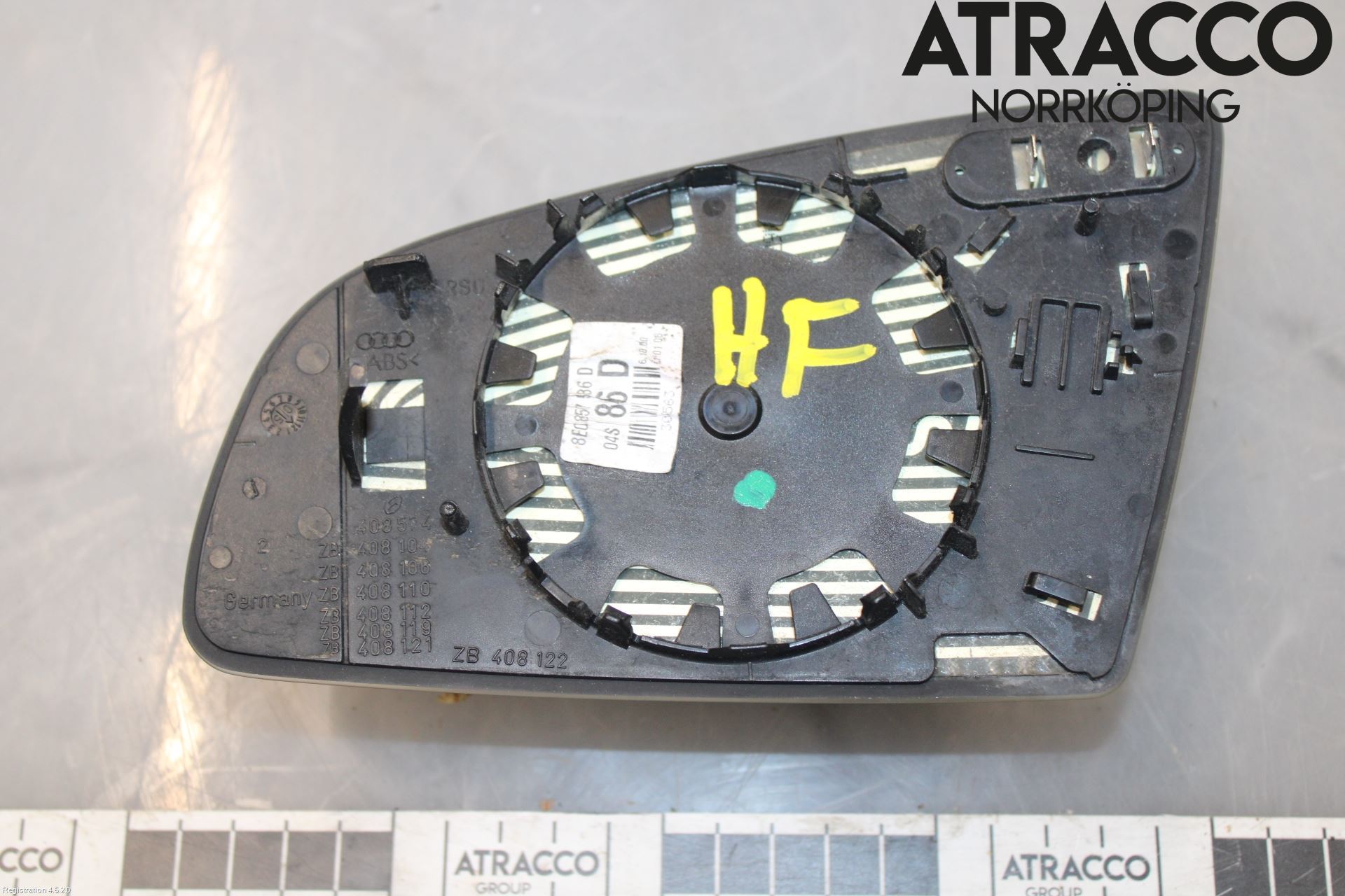 Audi A4/S4 05-07 Spegelglas Hö