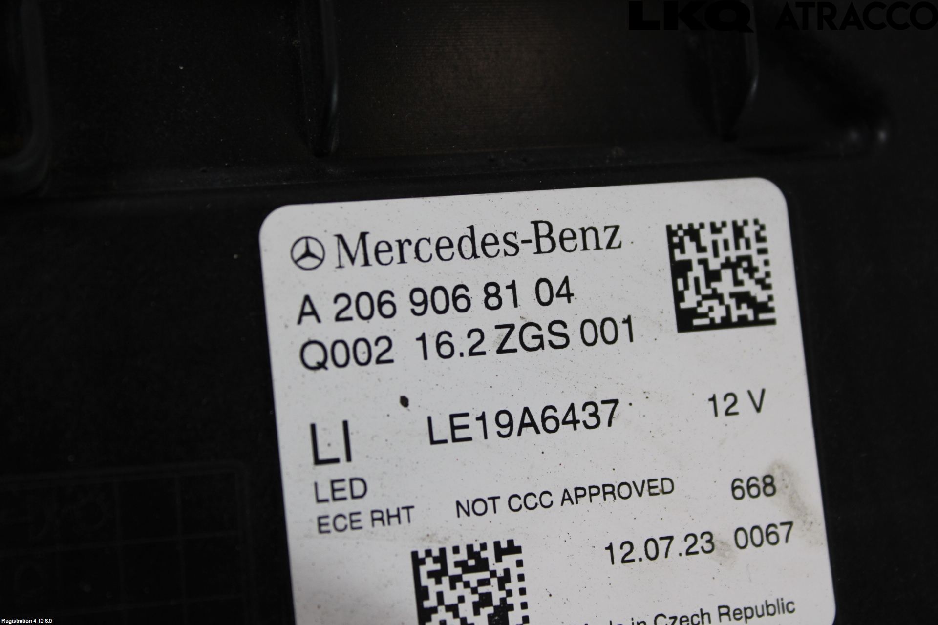 Mercedes-Benz MB C-KLASS (W206) 21- Strålkastare Vänster