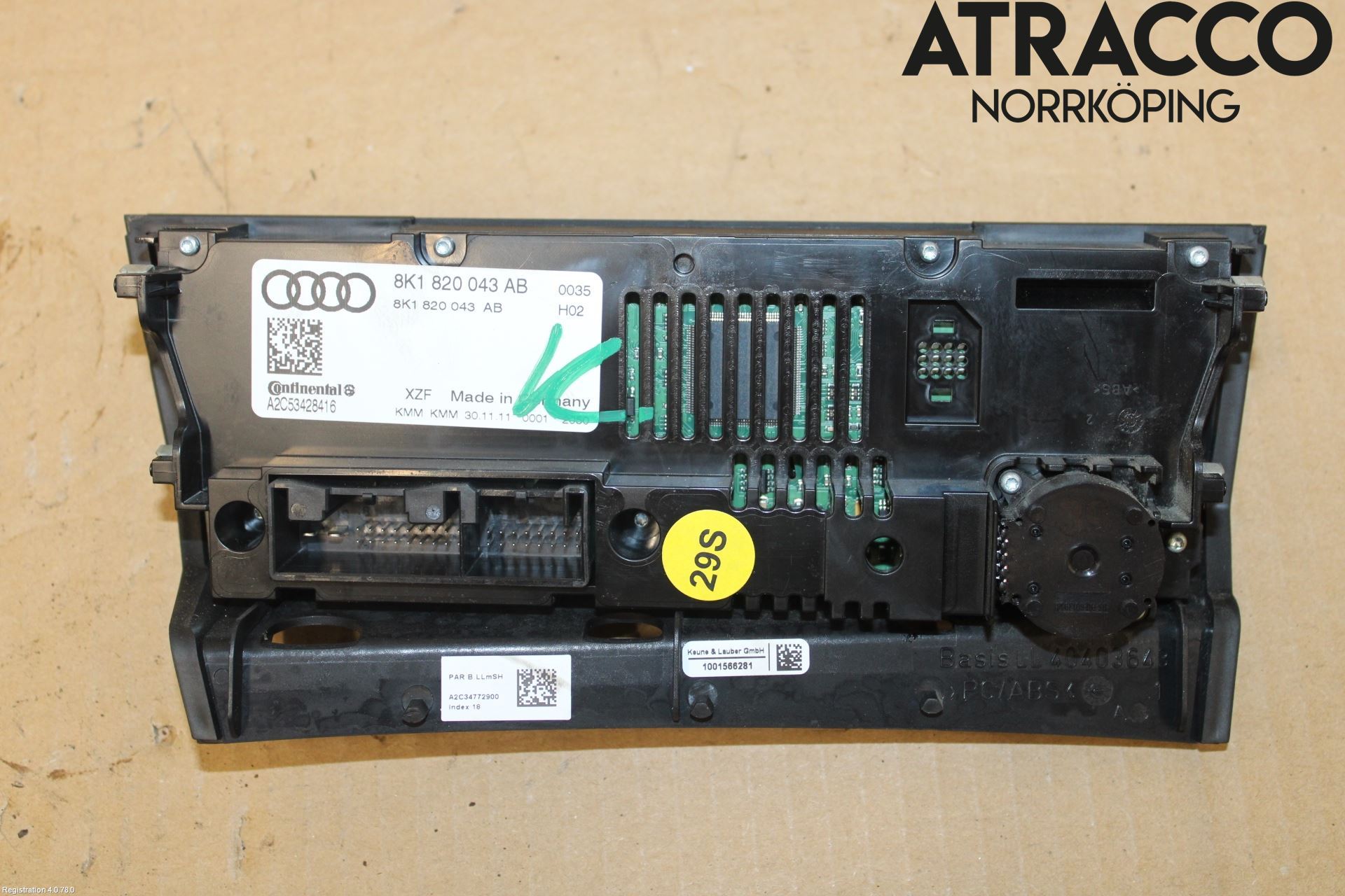 Audi A5 07-16 Värmereglage