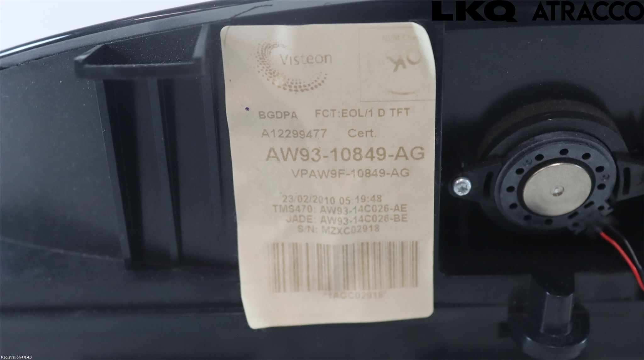 Jaguar XJ X351        10- Instrument Komb