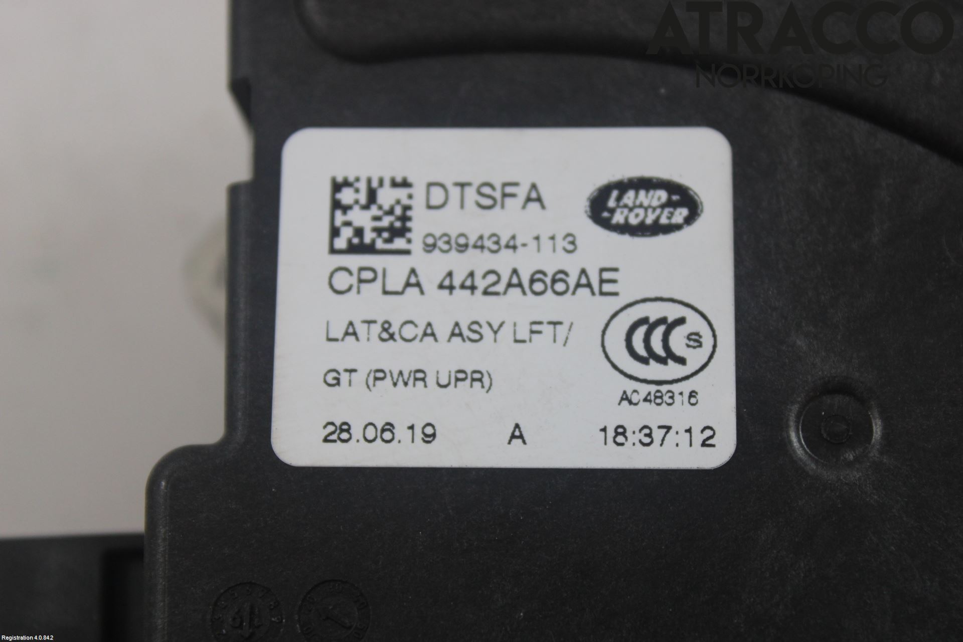 Jaguar I-PACE 18- Låskista Baklucka