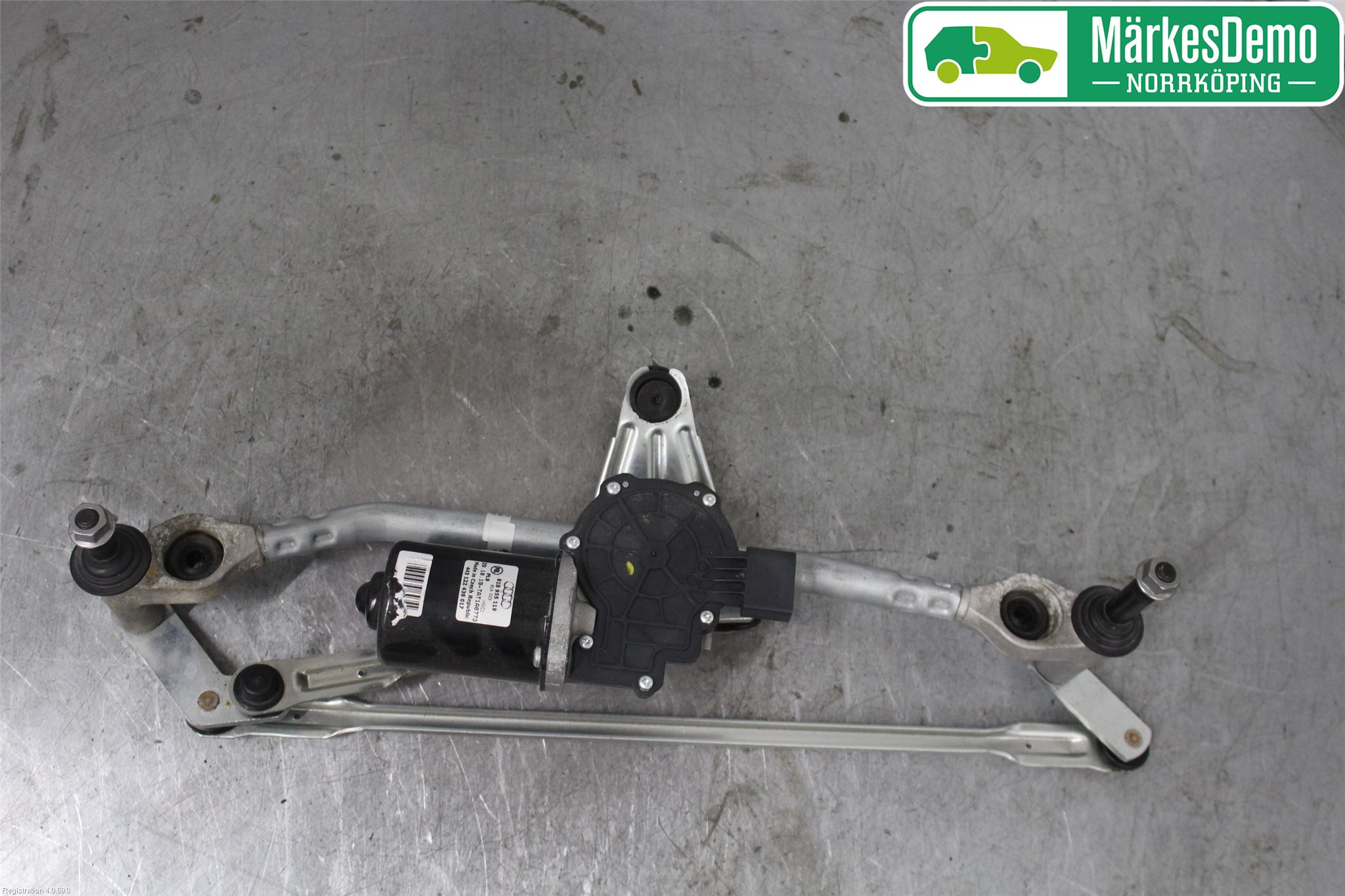 Audi Q2/SQ2 17- Torkarmekanism Vindruta