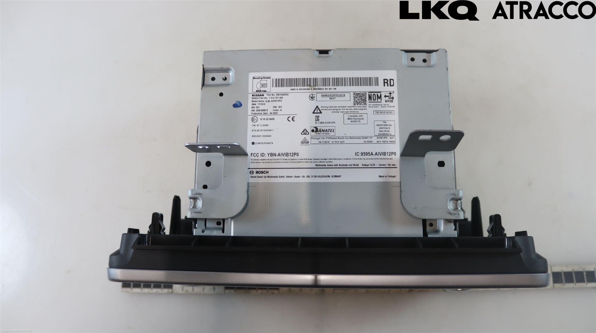 Nissan LEAF 18- Cd Radio - Multimediapanel