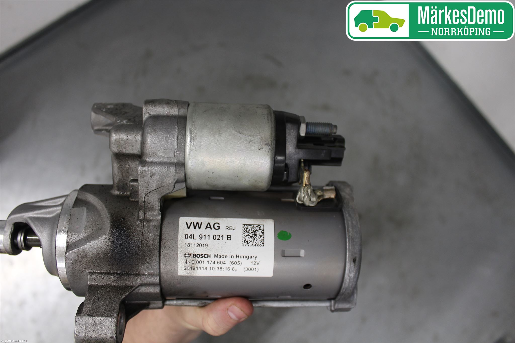 Audi A4/S4 B9 20- Startmotor Diesel