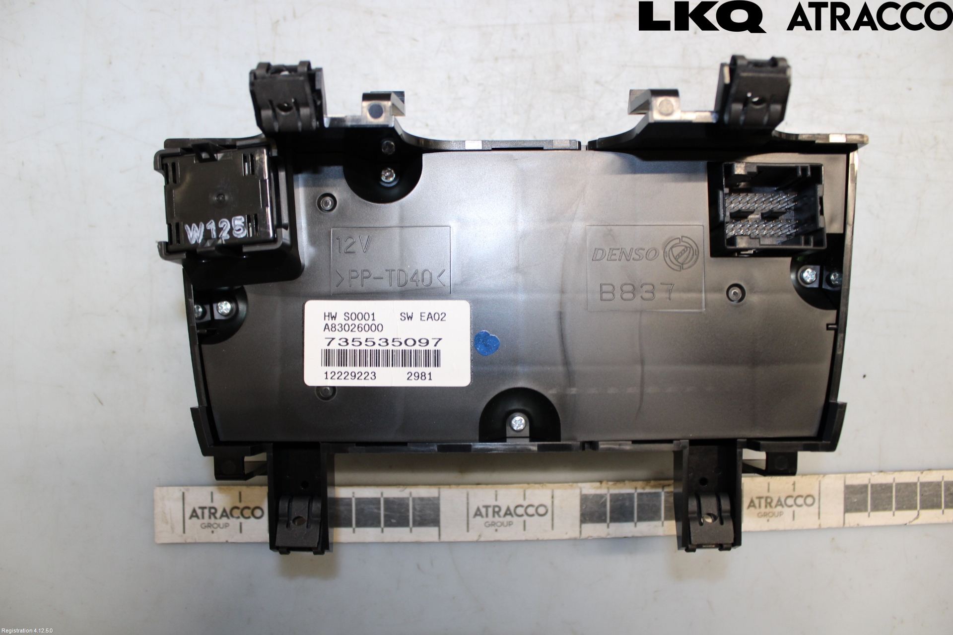 Fiat DUCATO 15-23 Värmereglage