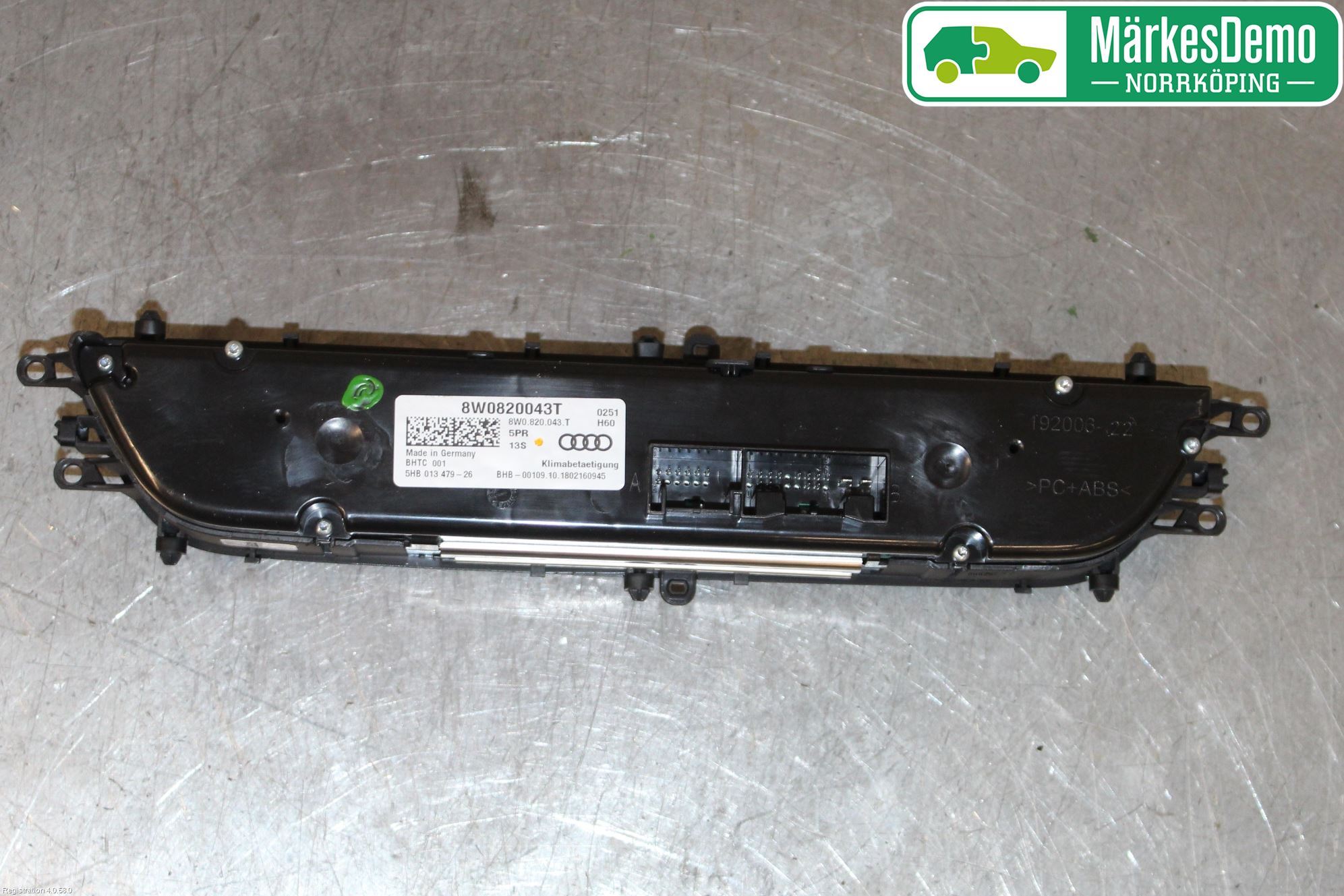 Audi A4/S4 B9 16-19 Värmereglage