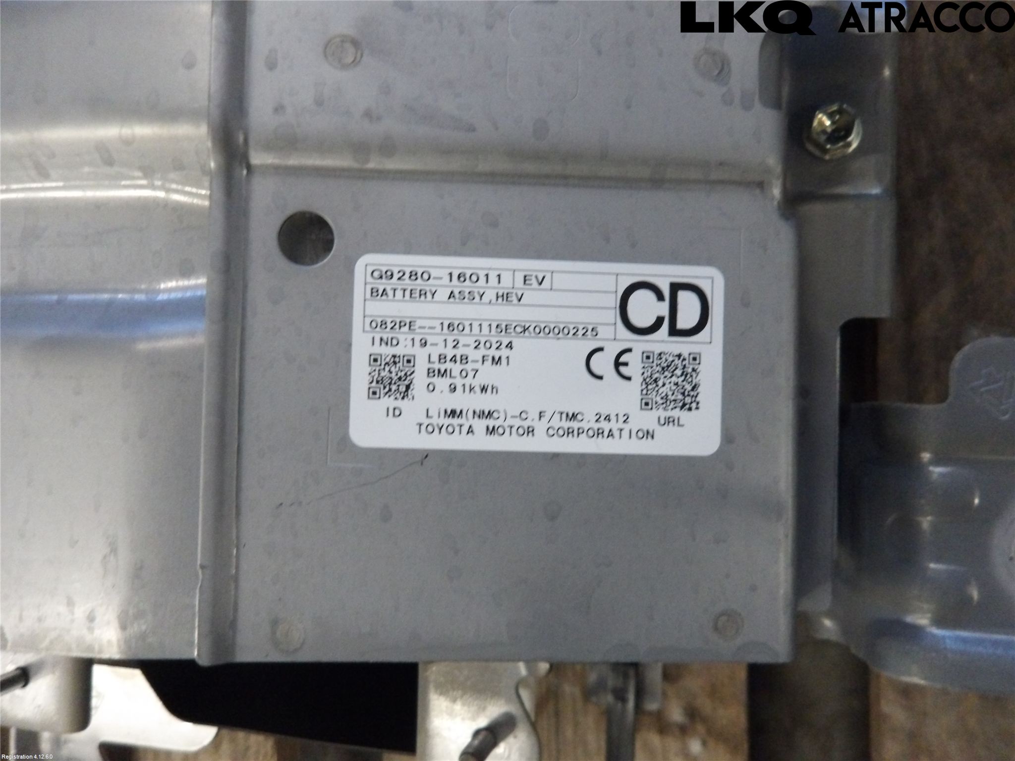 Toyota COROLLA CROSS XG10 22- Batteri Högspänning