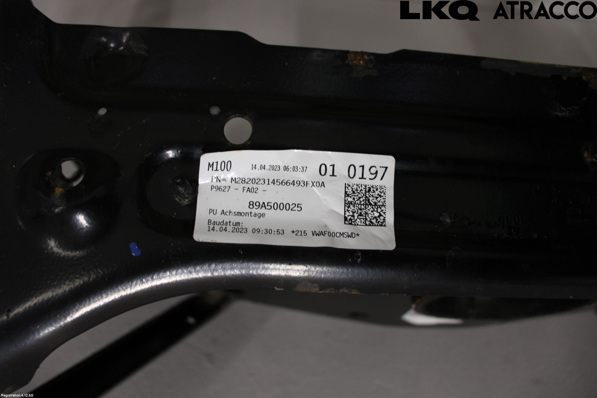 Audi Q4 E-TRON FZ 22- Bakaxelbalk