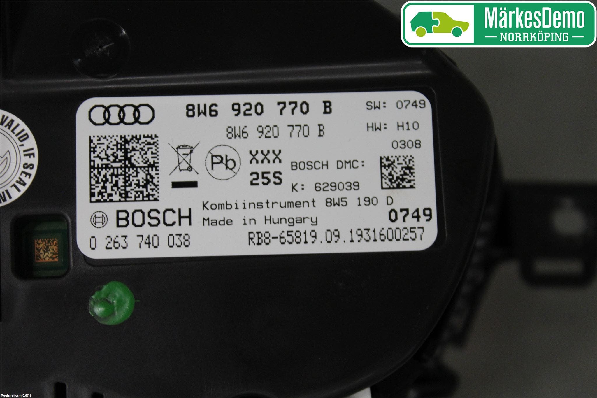 Audi A5 17- Instrument Komb