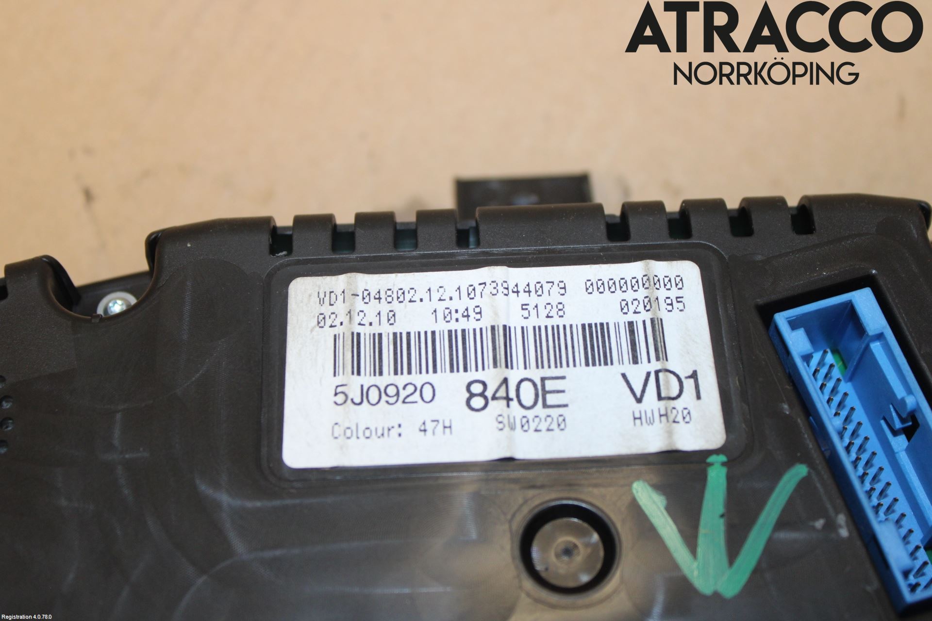 Skoda FABIA 07-14 Instrument Komb