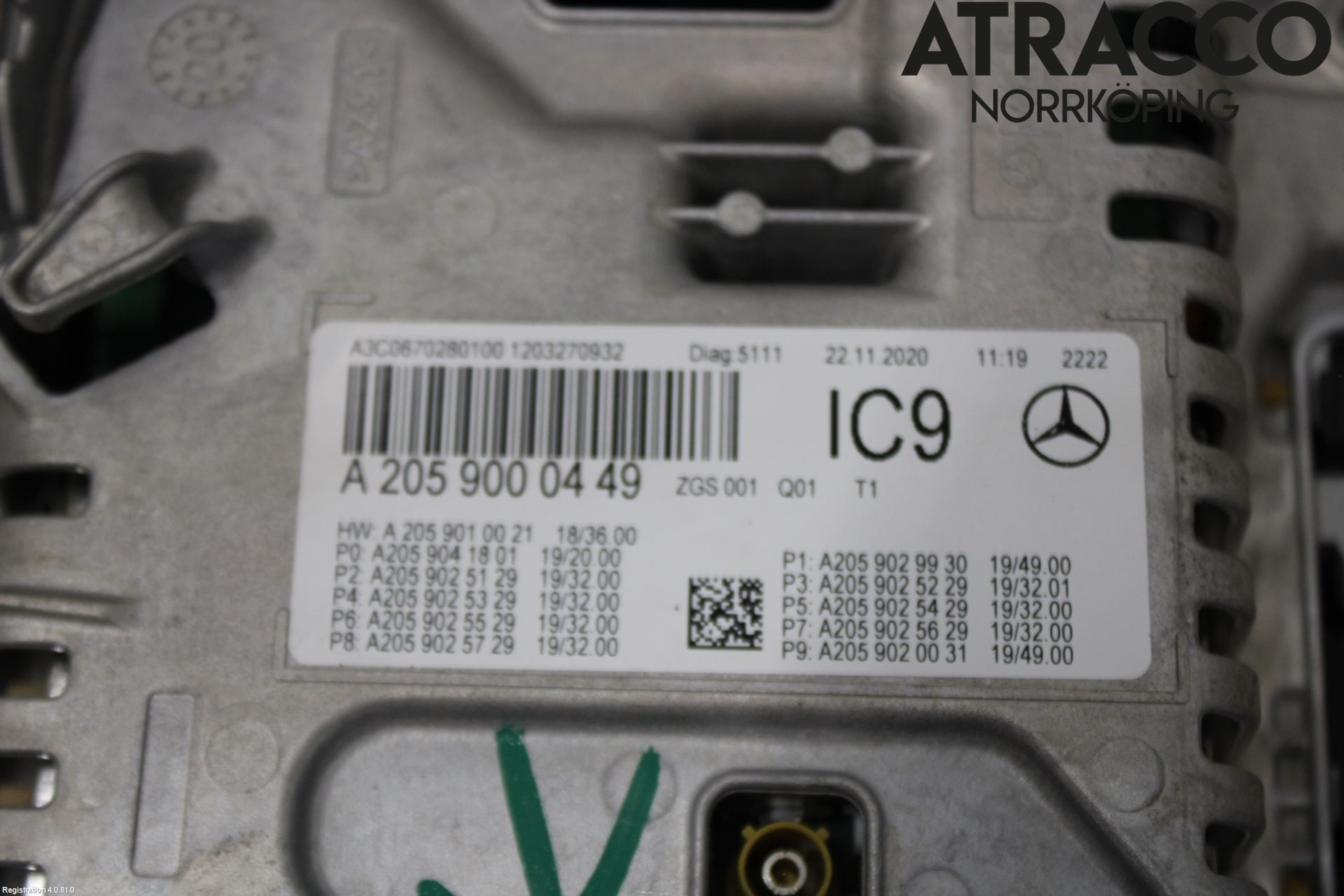 Mercedes-Benz MB GLC-KLASS (X253/C253) 15-22 Instrument Komb