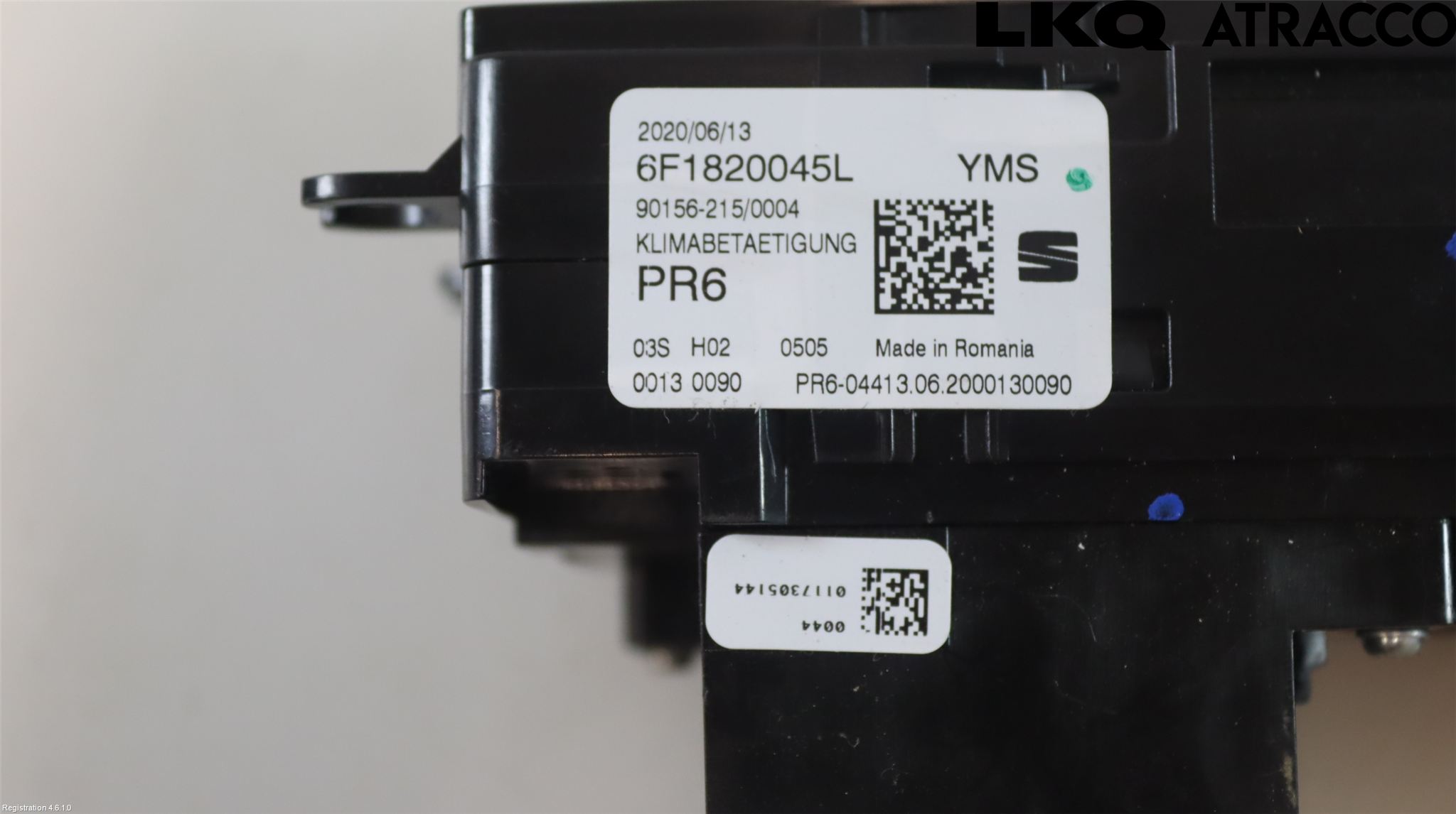 Seat ARONA Värmereglage