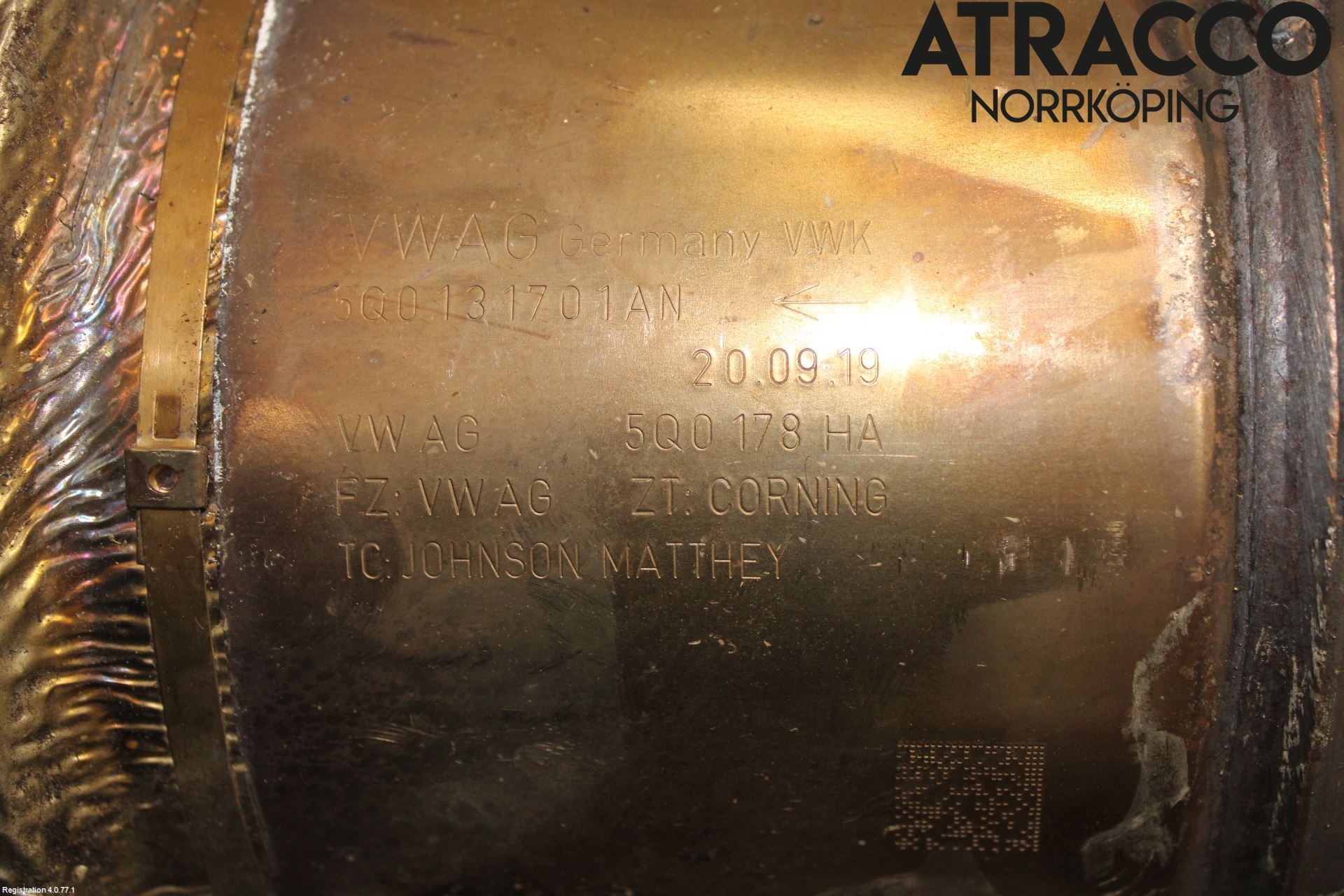 5350 CUPRA ATECA 19- Katalysator